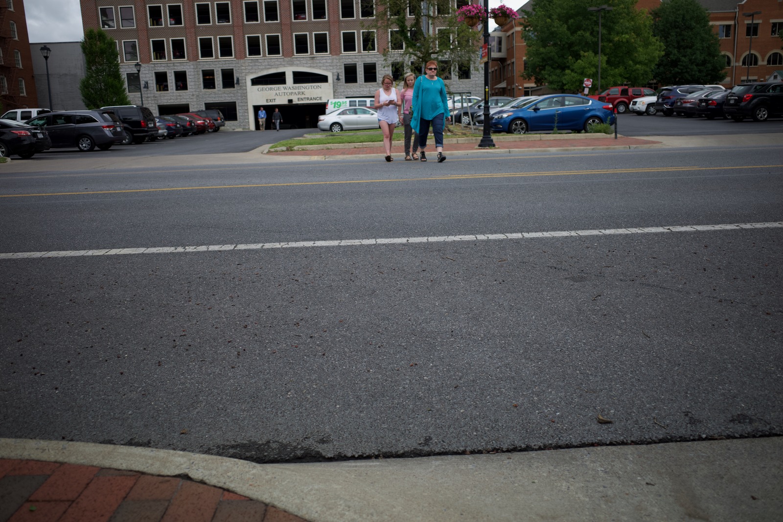 Casual Stroll Across the Street