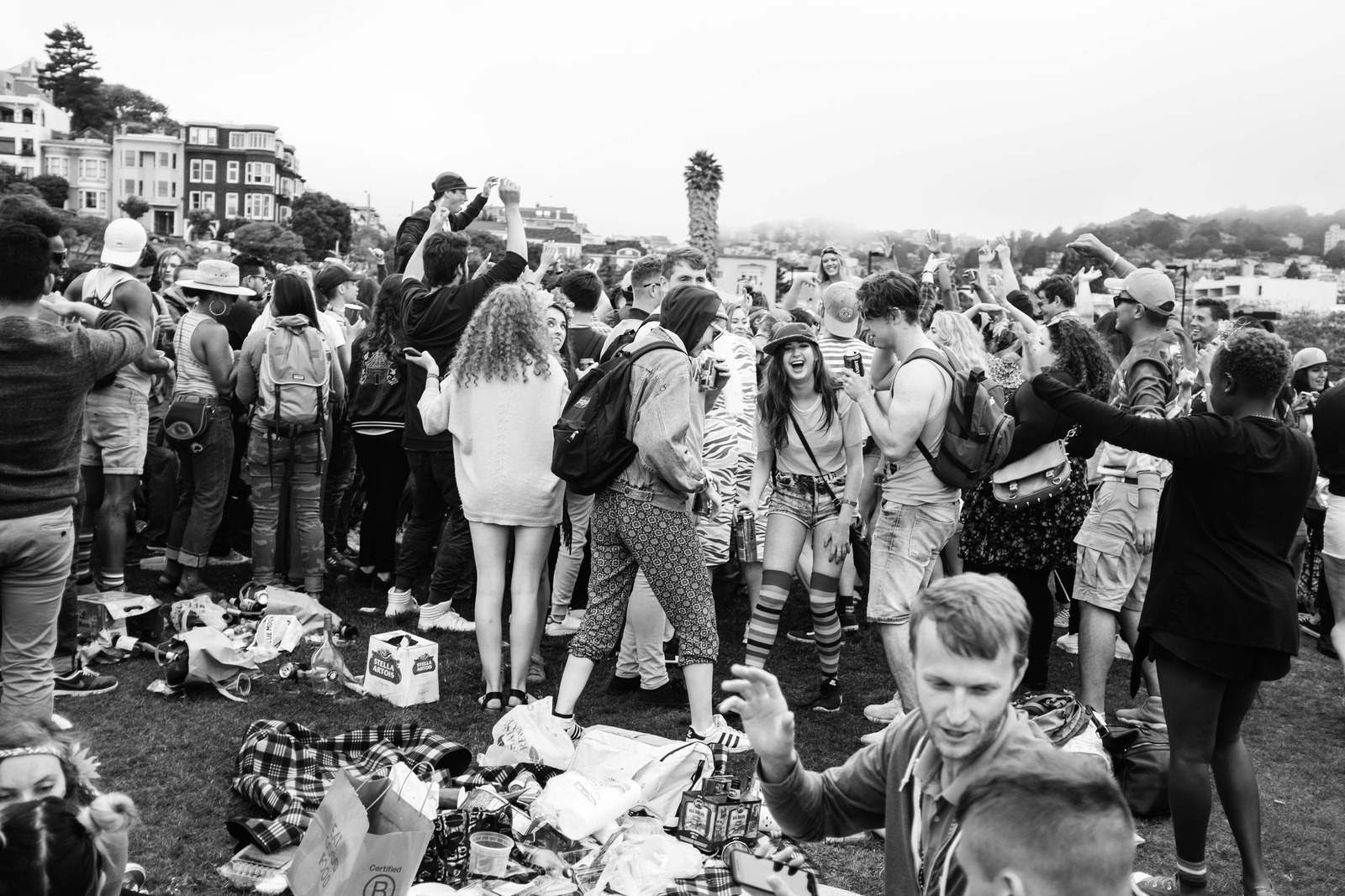 Joyful Chaos in Black and White