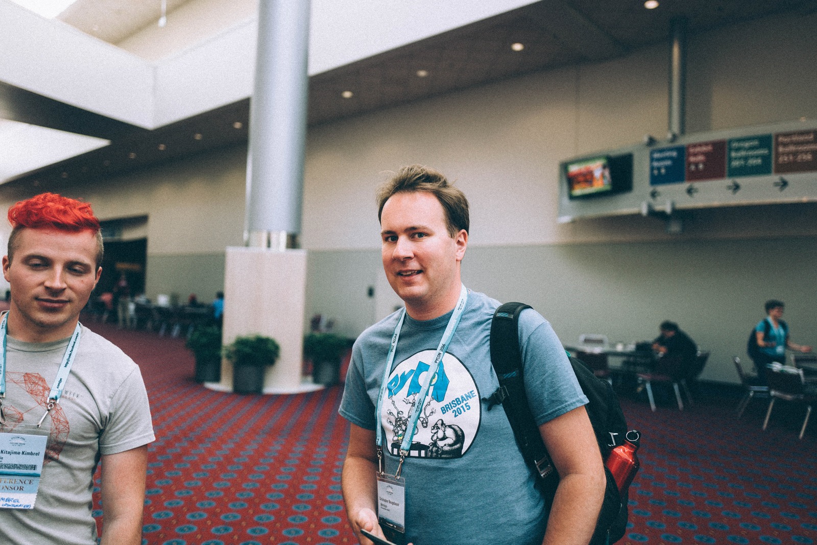 Casual Moments at a Convention