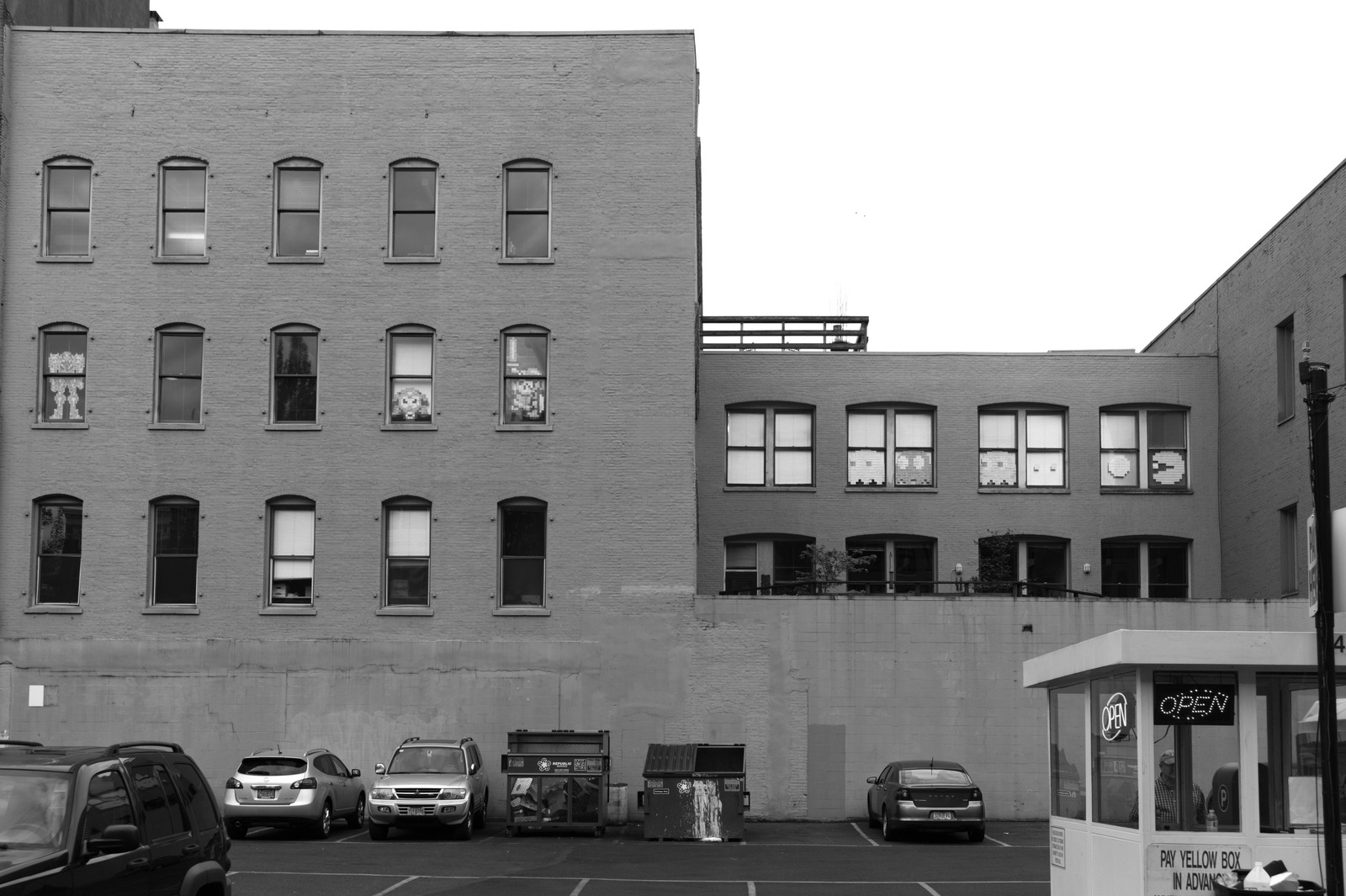 Urban Reflections in Monochrome