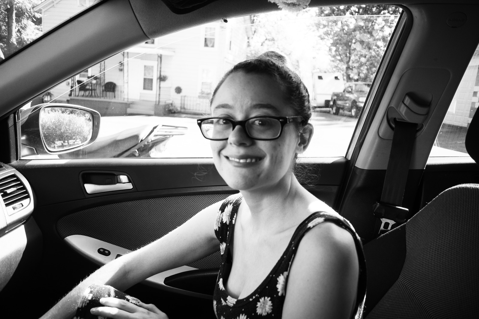 Portrait in the Passenger Seat