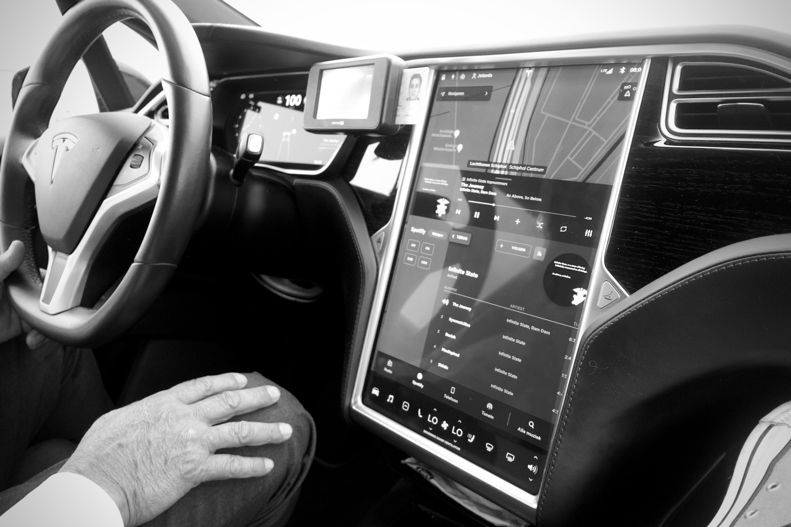 Futuristic Cabin Encounter