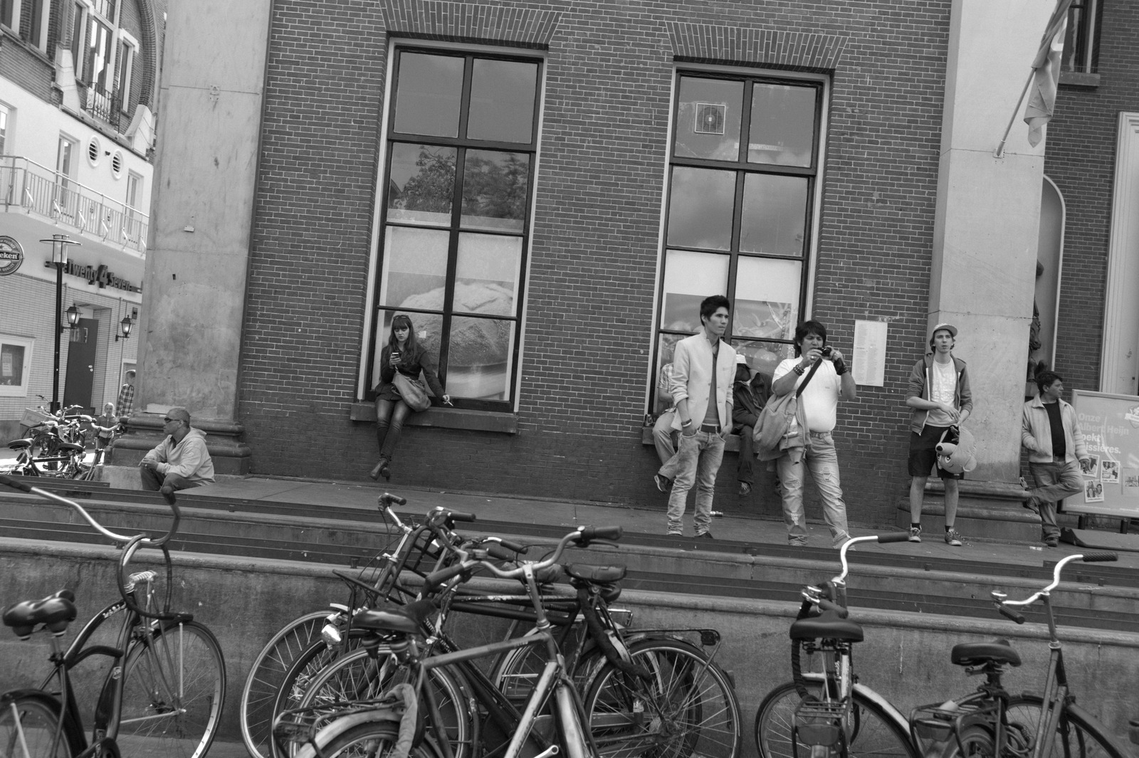 Urban Reflections in Monochrome