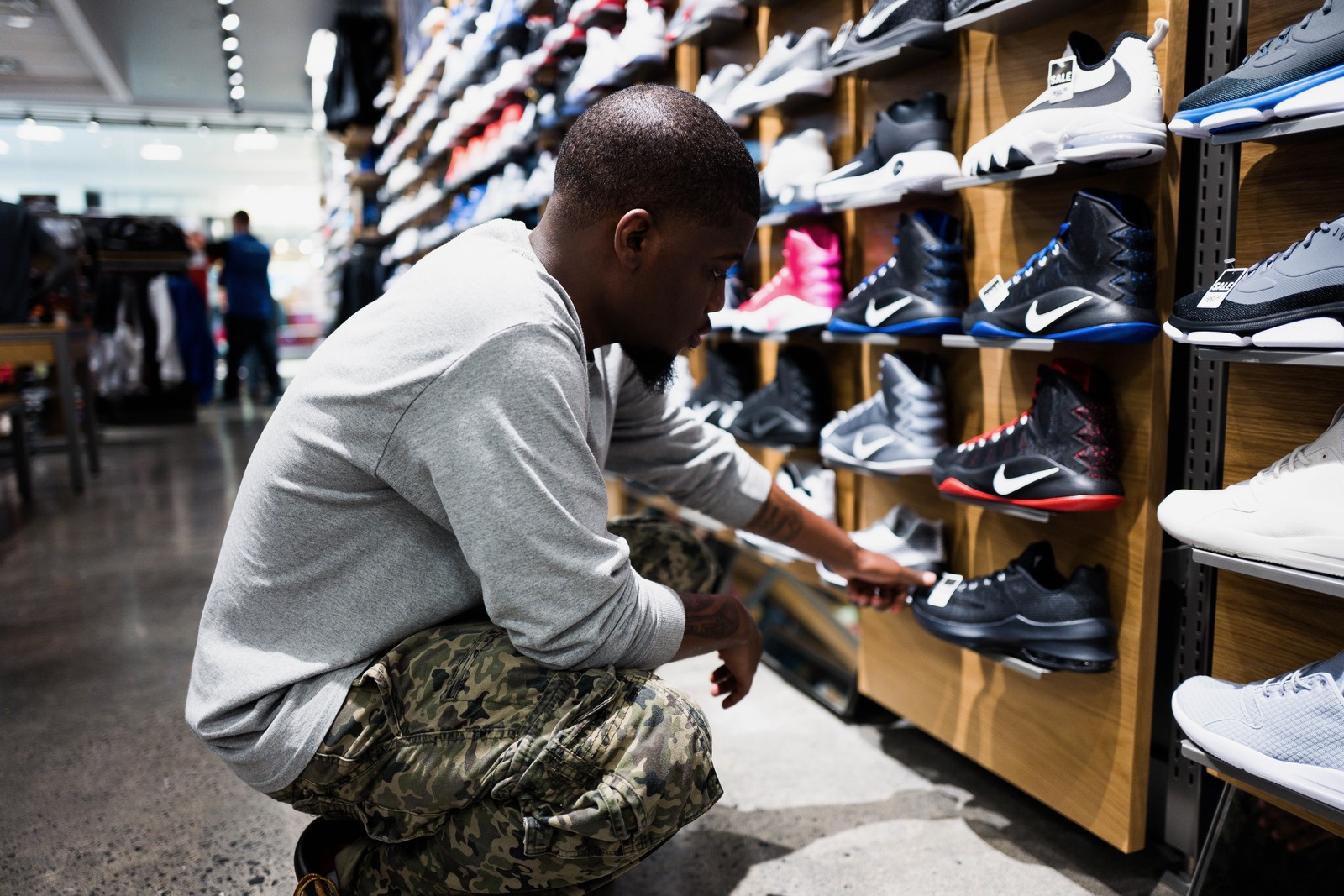 Shoe Selection Moment