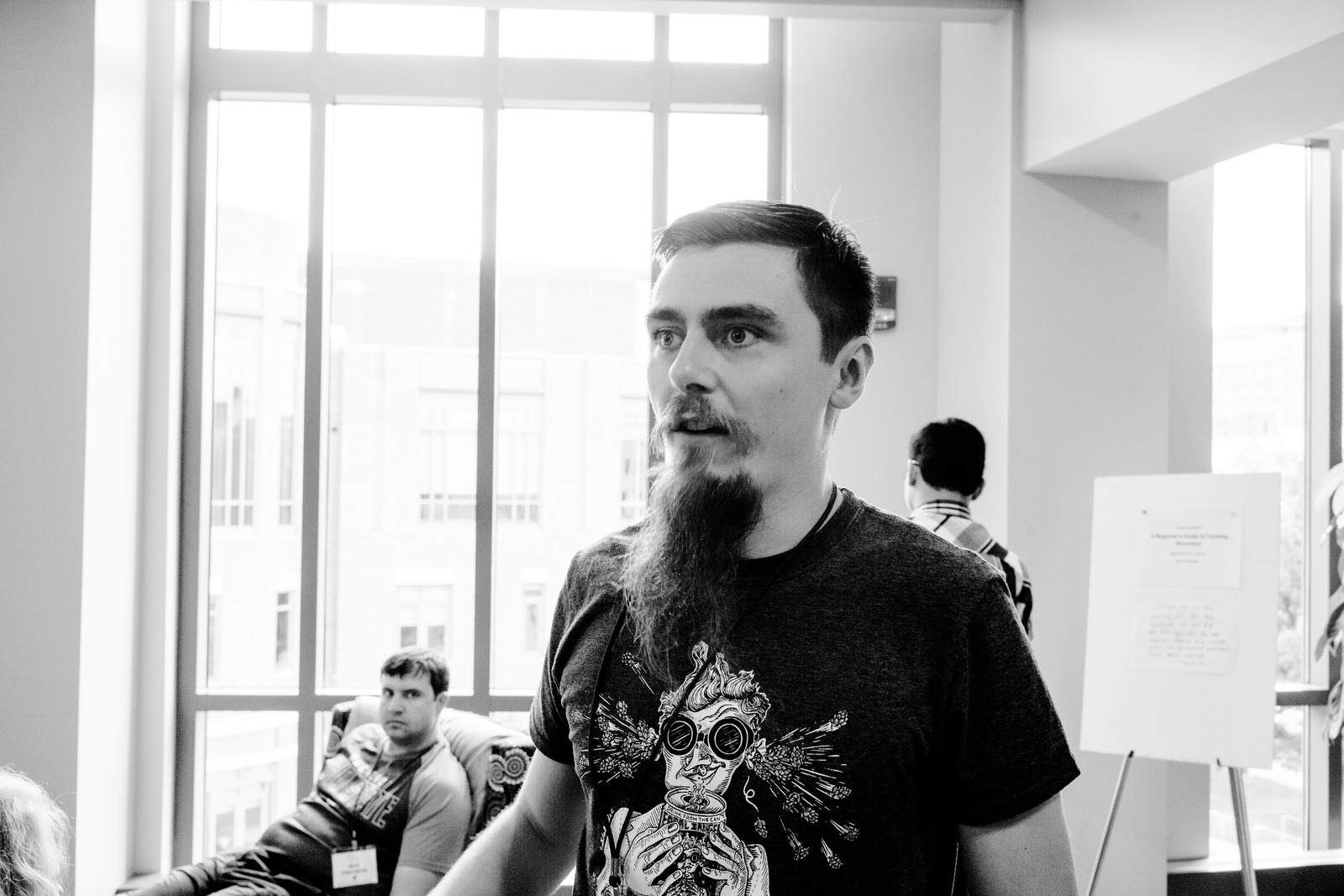 Intense Engagement in Monochrome