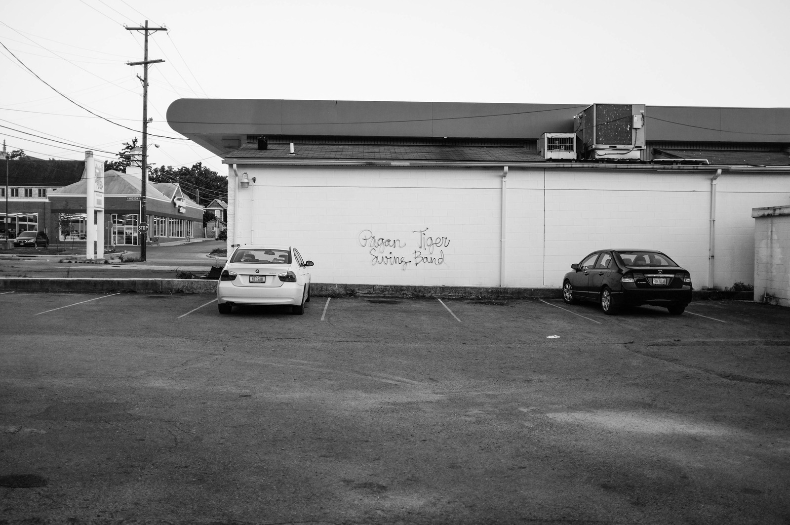 Urban Solitude in Monochrome