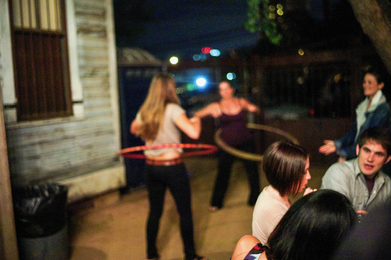 Late Night Hula Hoop Fun