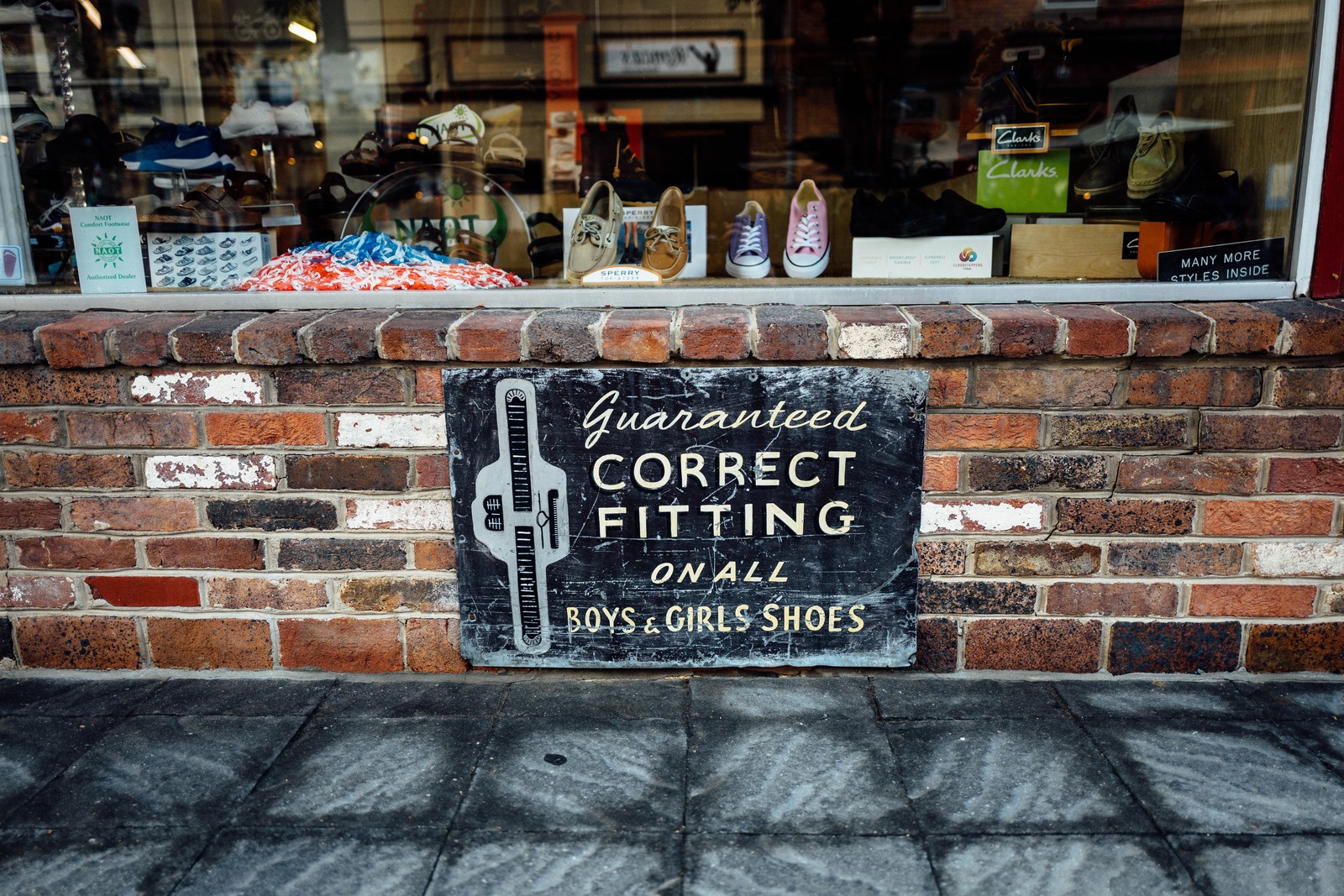 Charming Vintage Shoe Store Sign