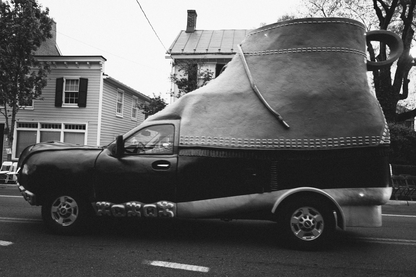 Quirky Footwear Vehicle