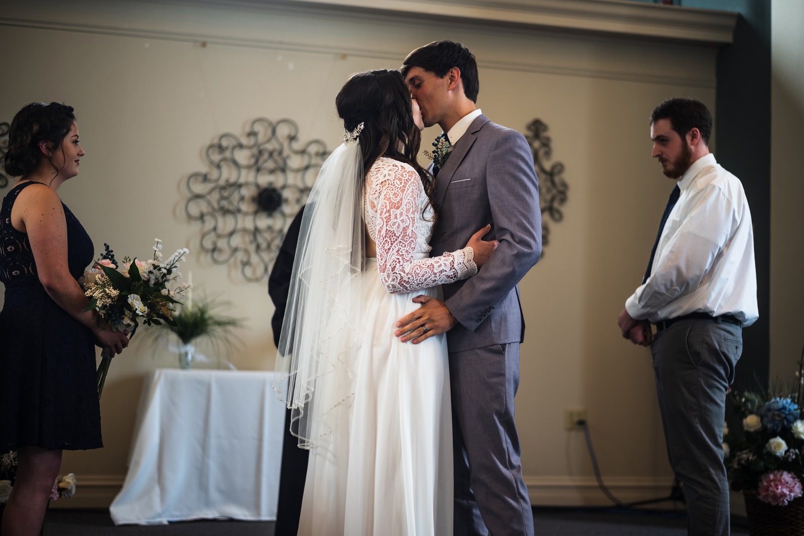 A Tender Moment at the Altar