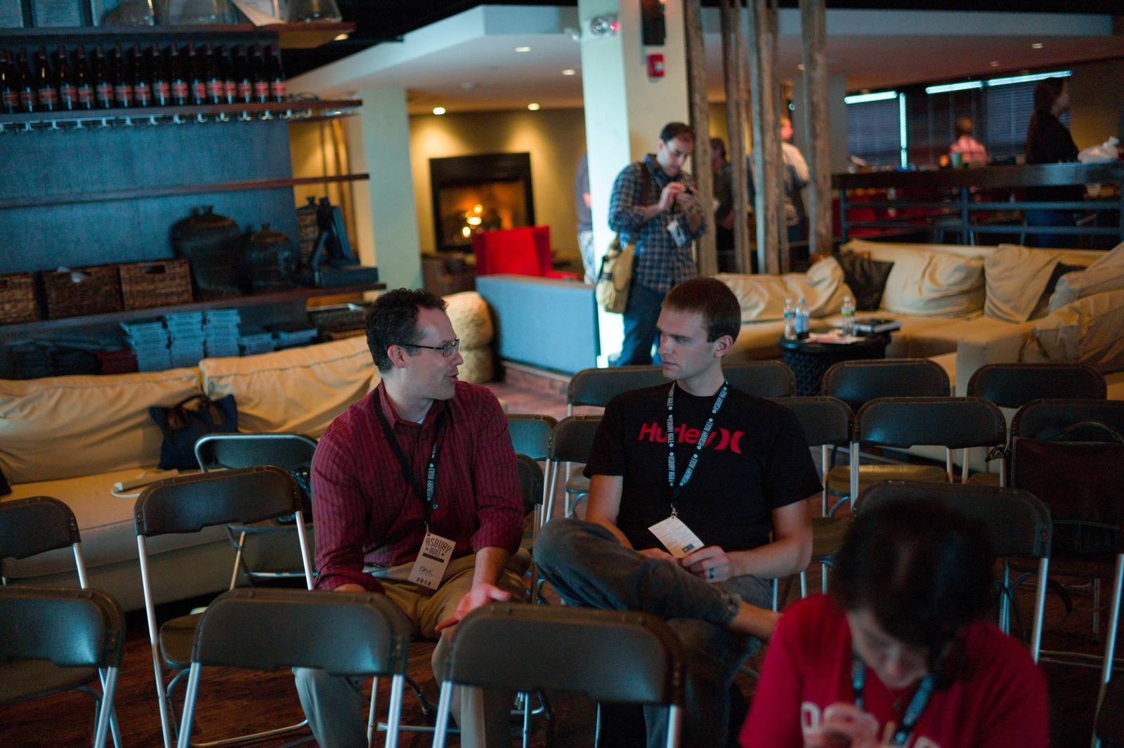 Casual Conversations in a Modern Space