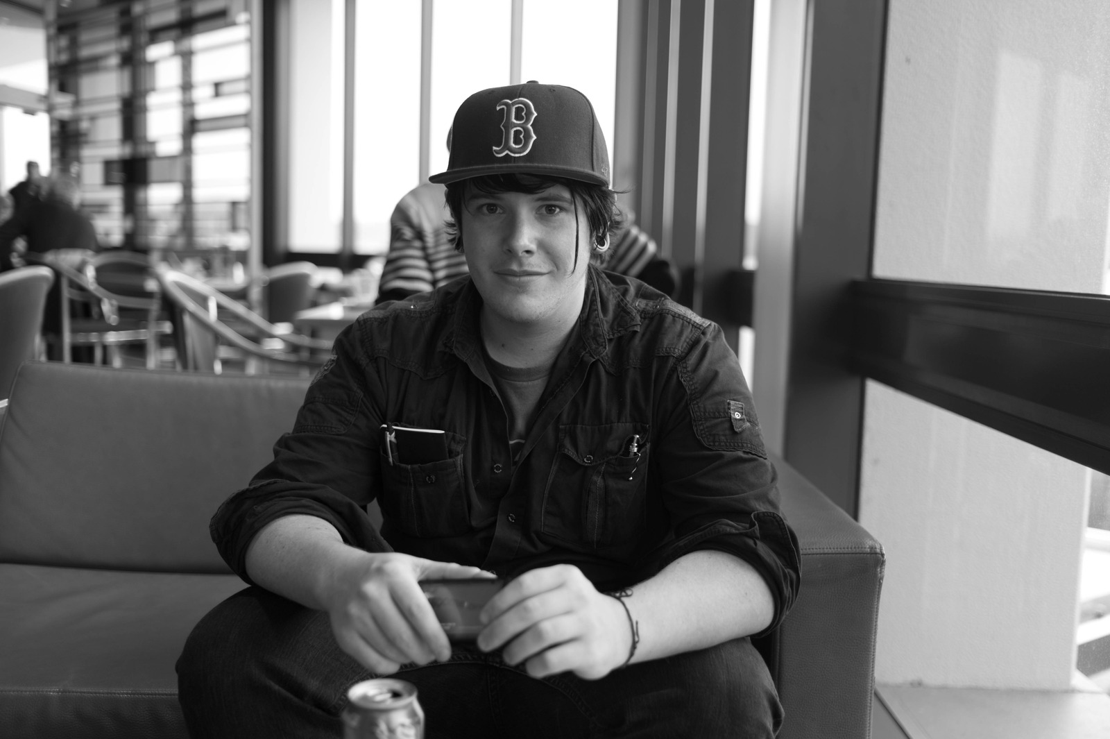 Casual Moment in Monochrome