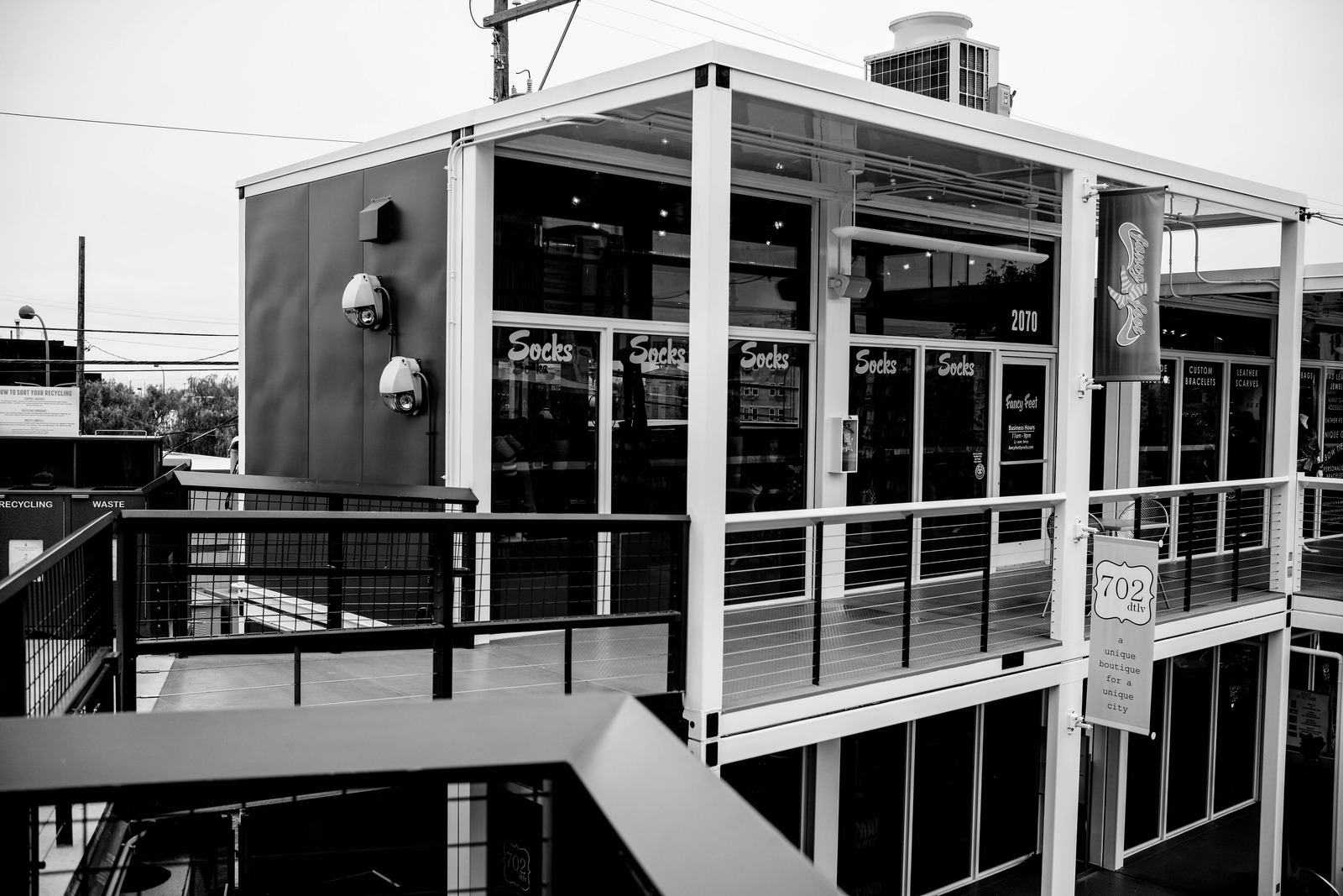 Urban Minimalism in Black and White