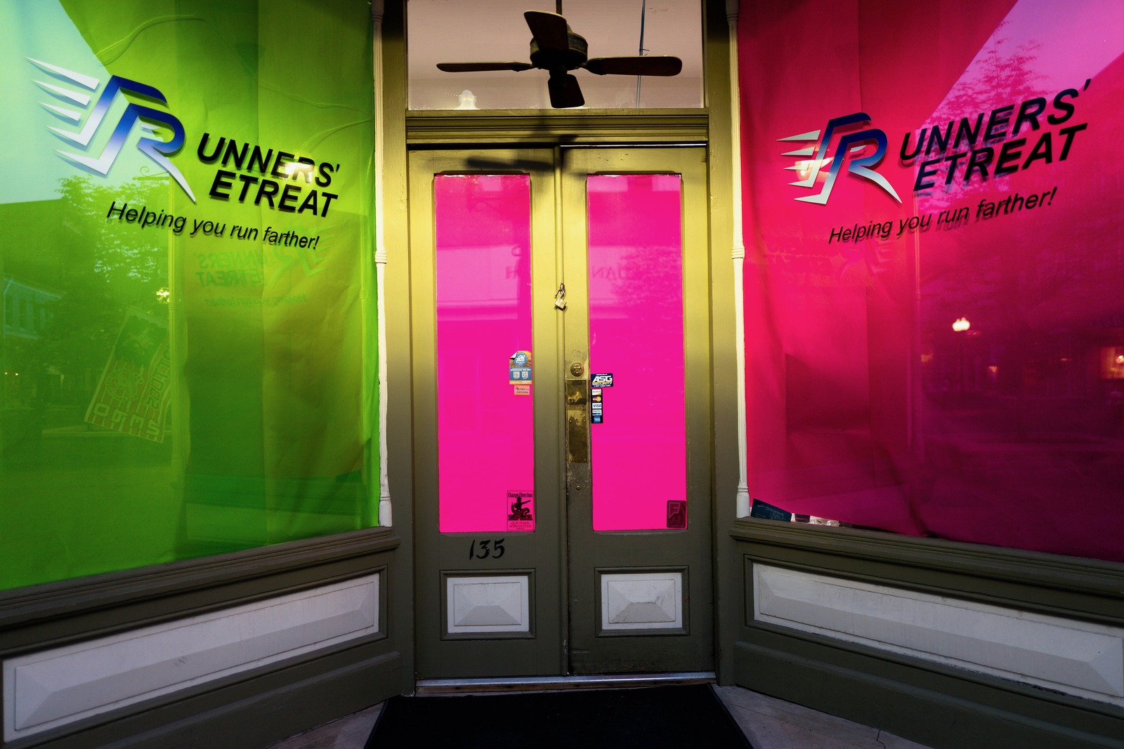 Vibrant Entrance of Runners' Retreat