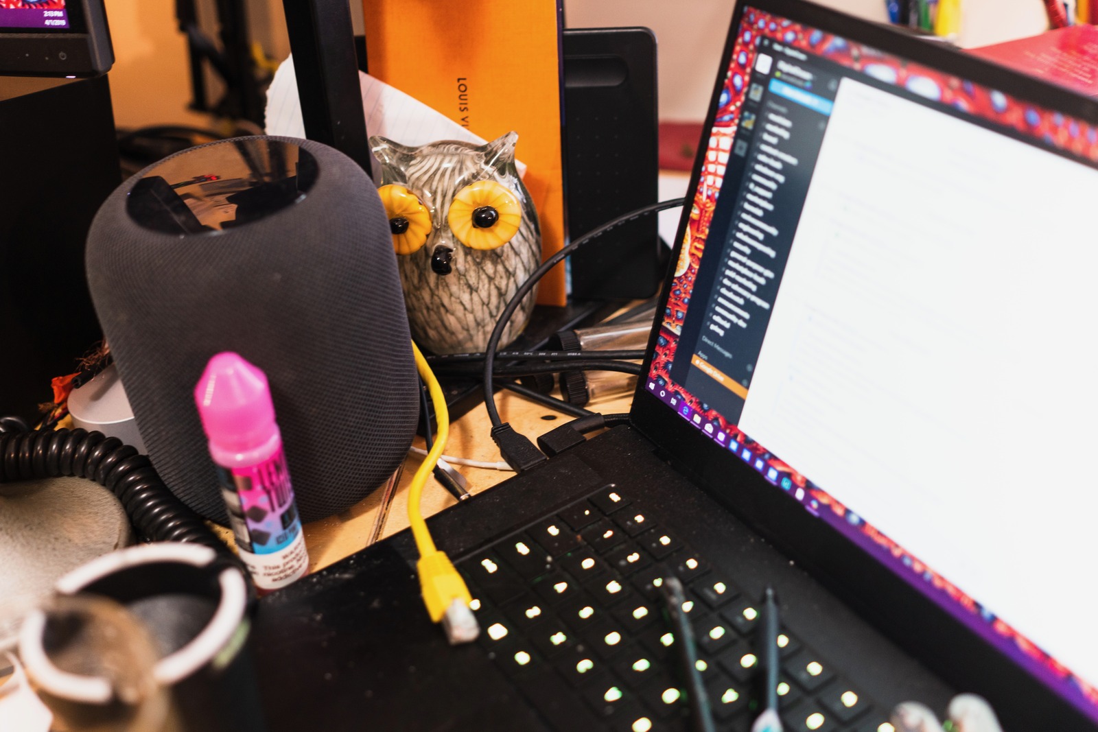 A Cluttered Workspace