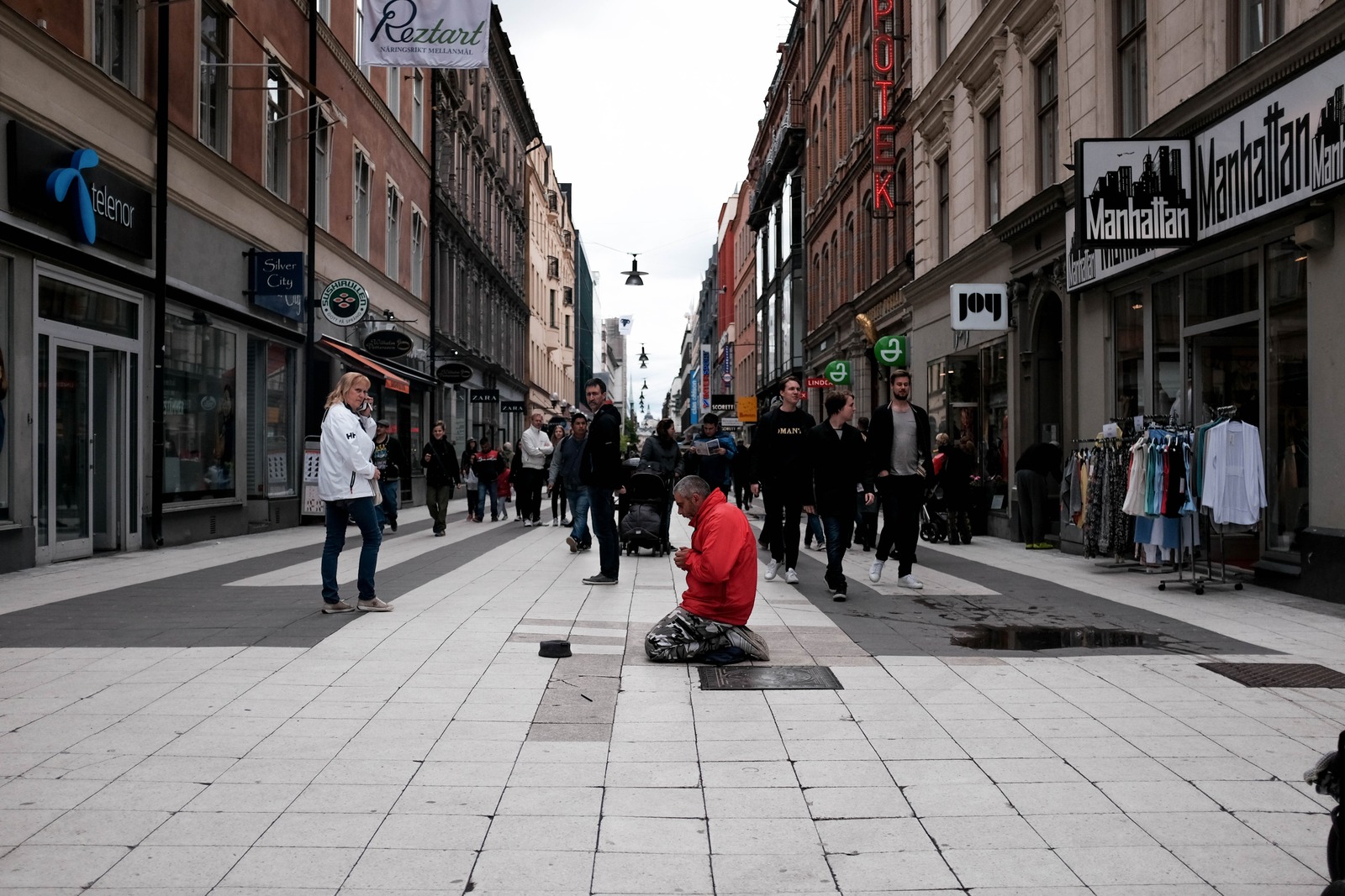 A Quiet Moment in the Crowd
