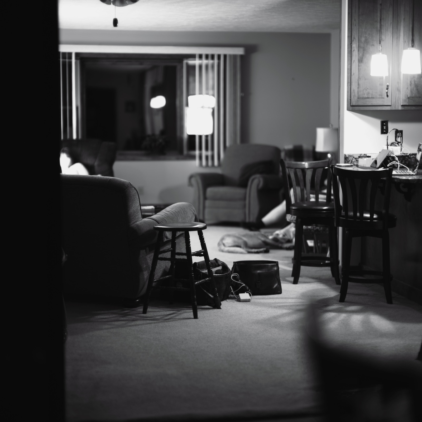 Quiet Evening in Monochrome