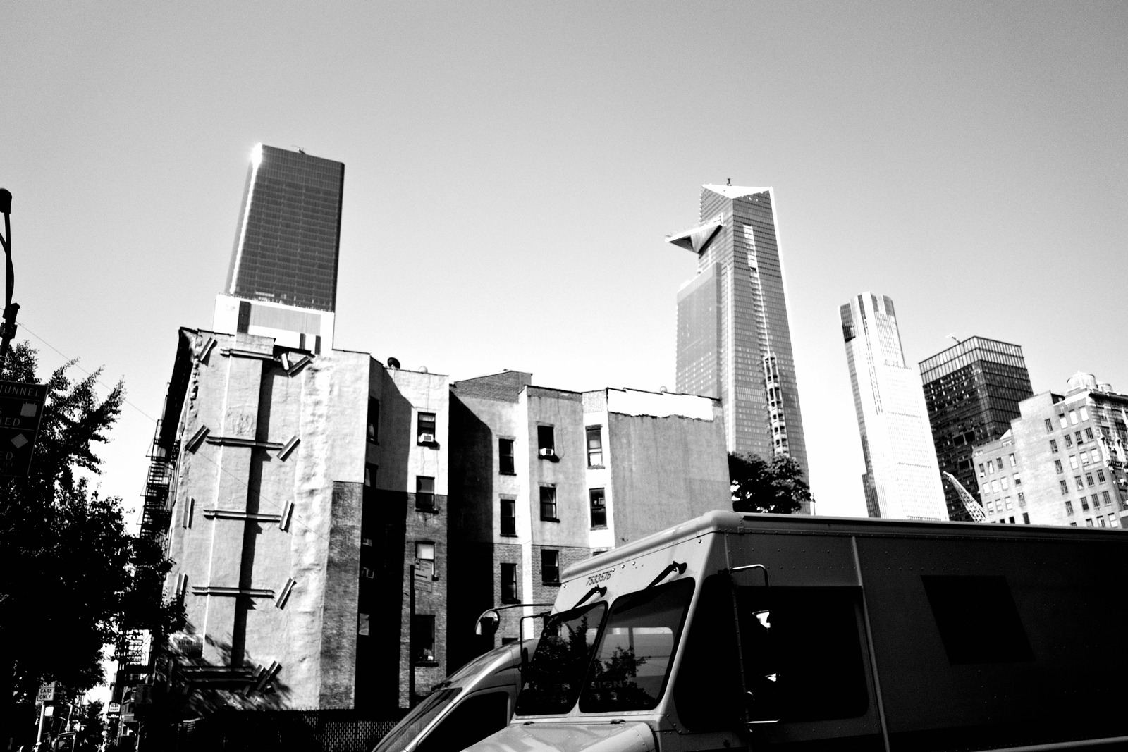 Urban Contrast in Black and White