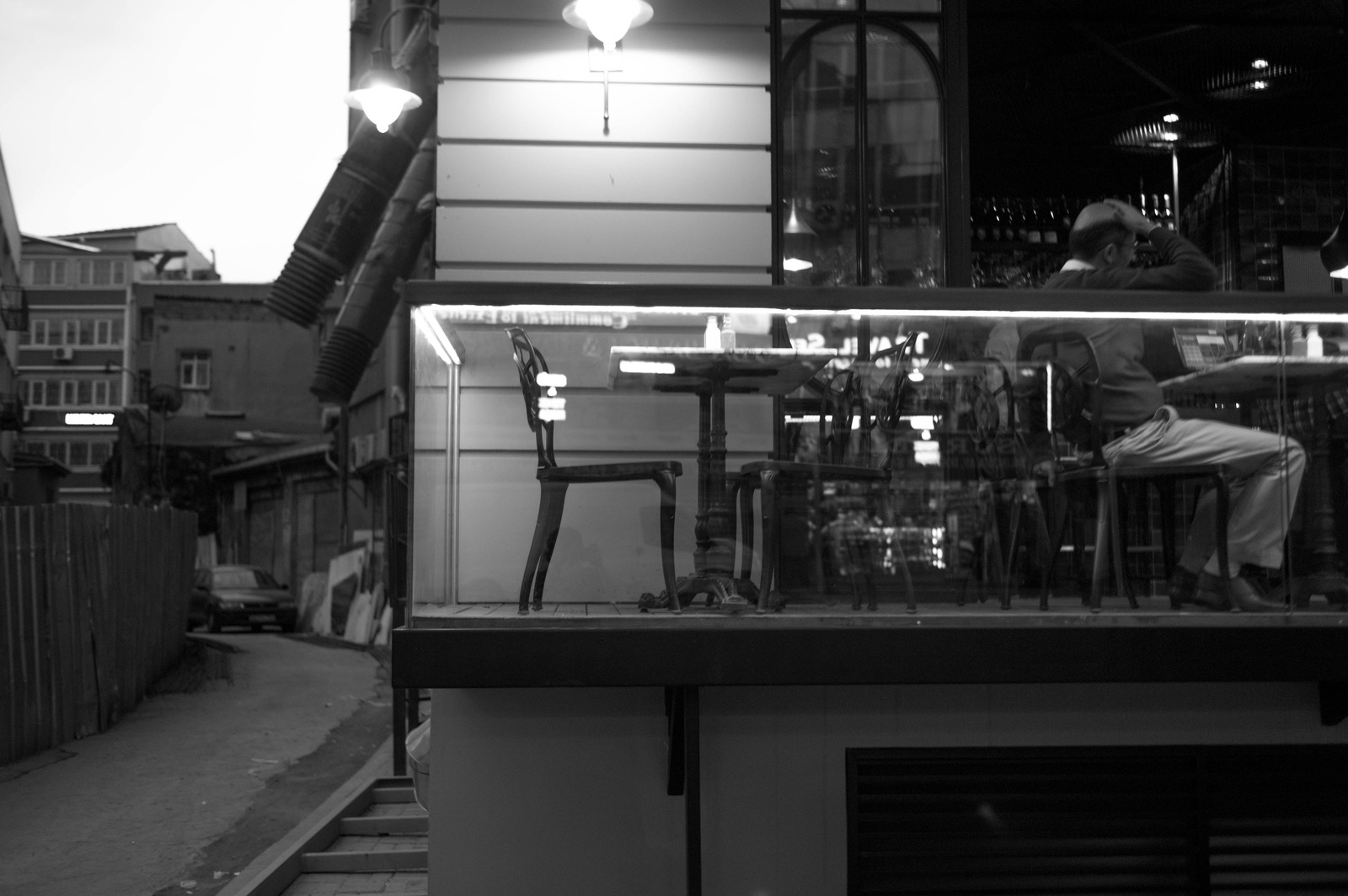 Quiet Contemplation in Monochrome