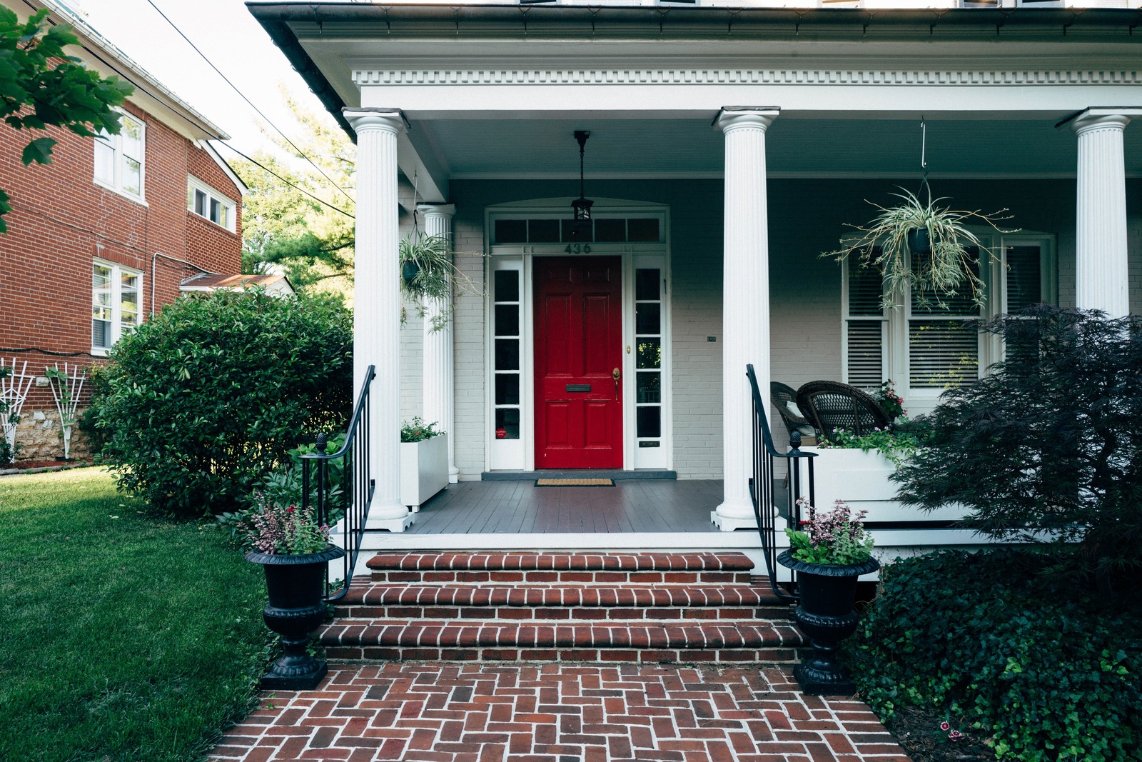 Welcoming Red Entrance