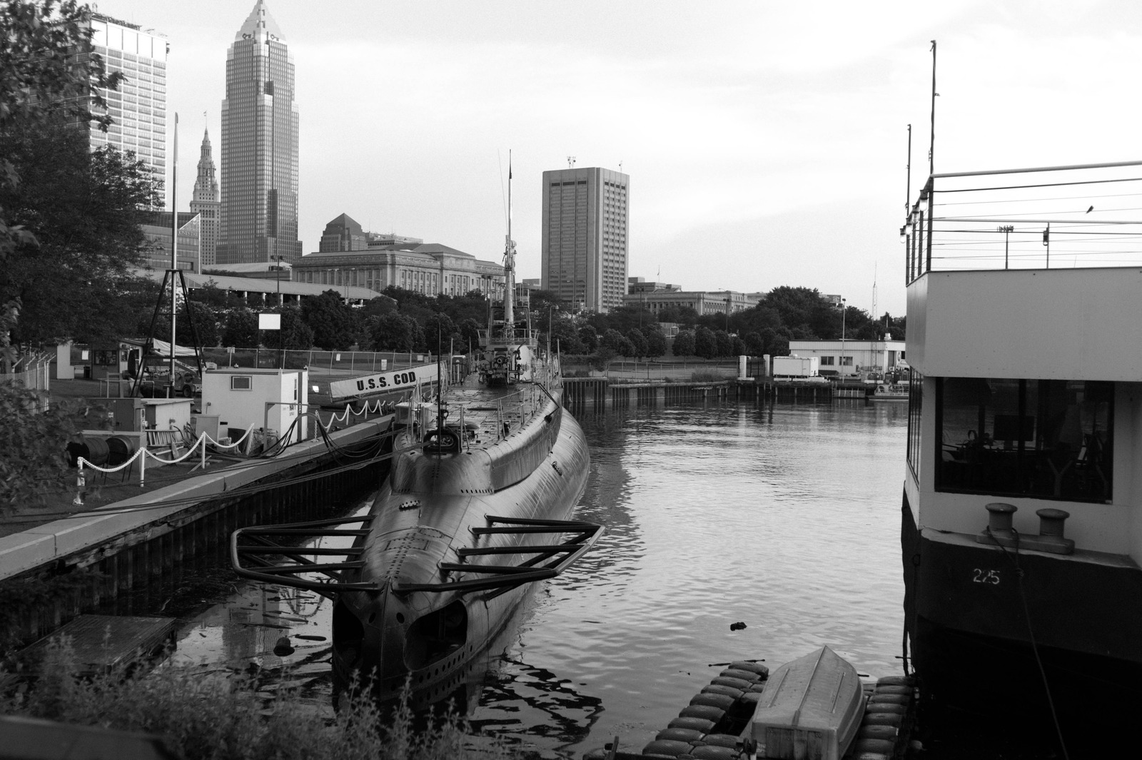 Submarine in Urban Reflections