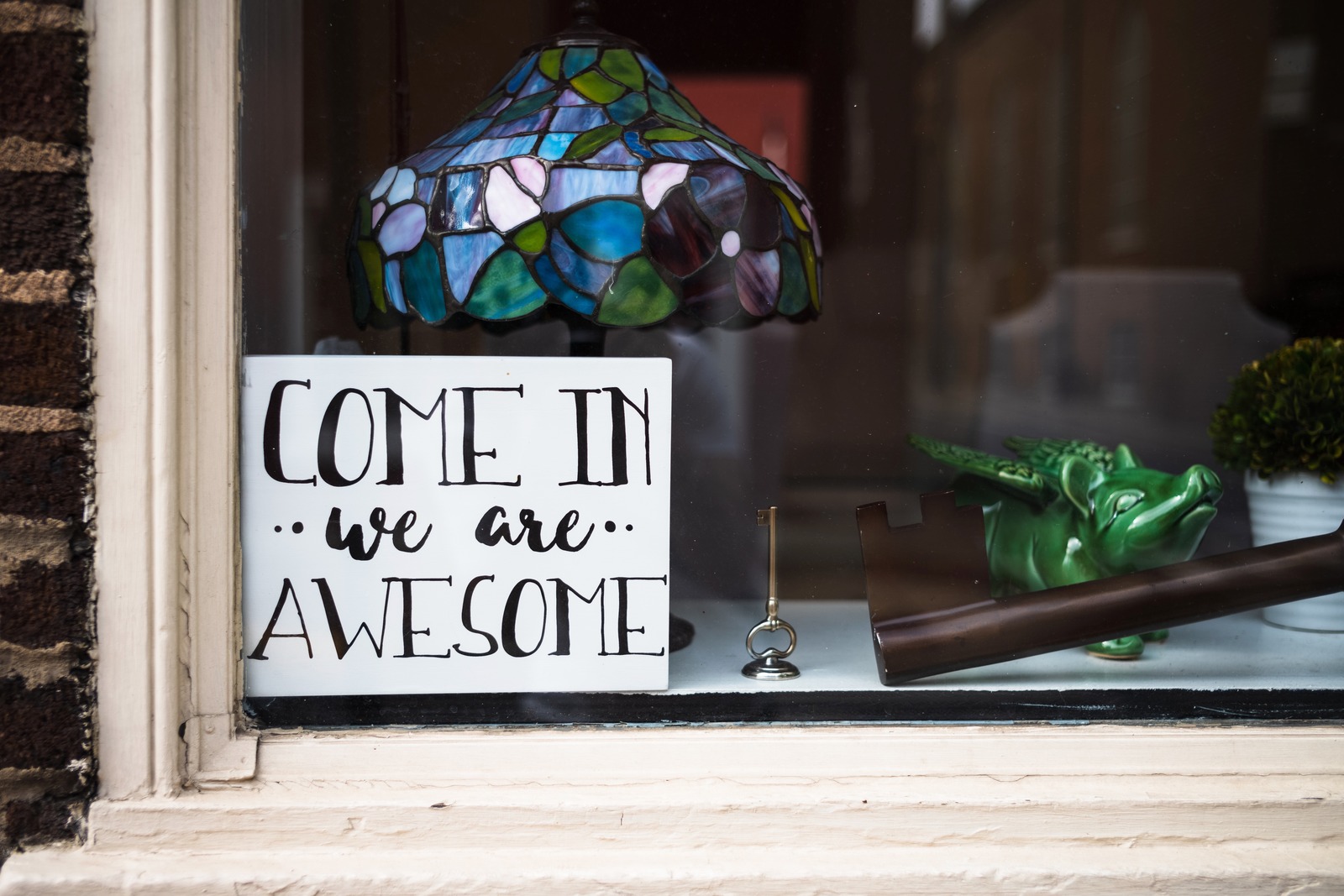 Inviting Window Display