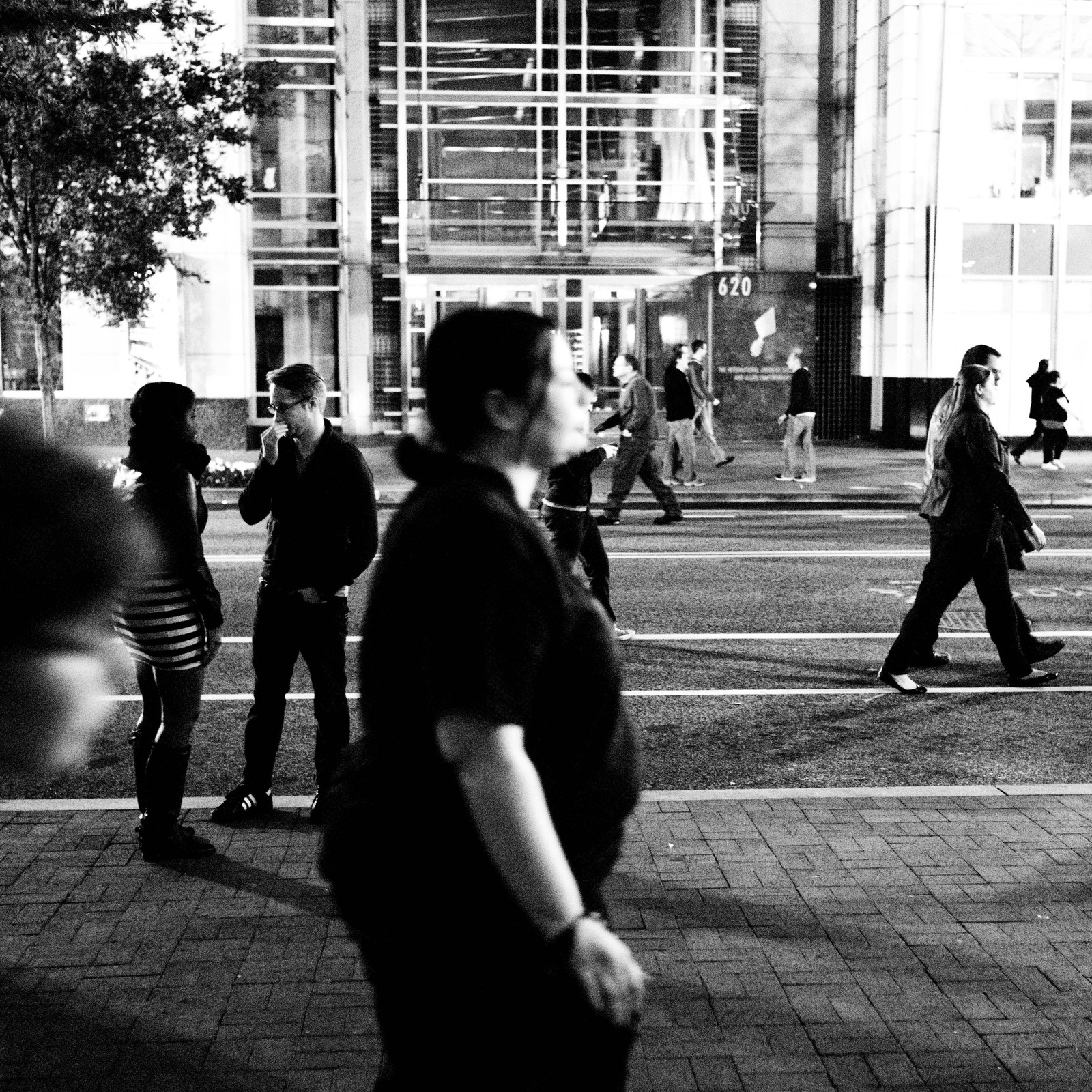 Nighttime City Stroll