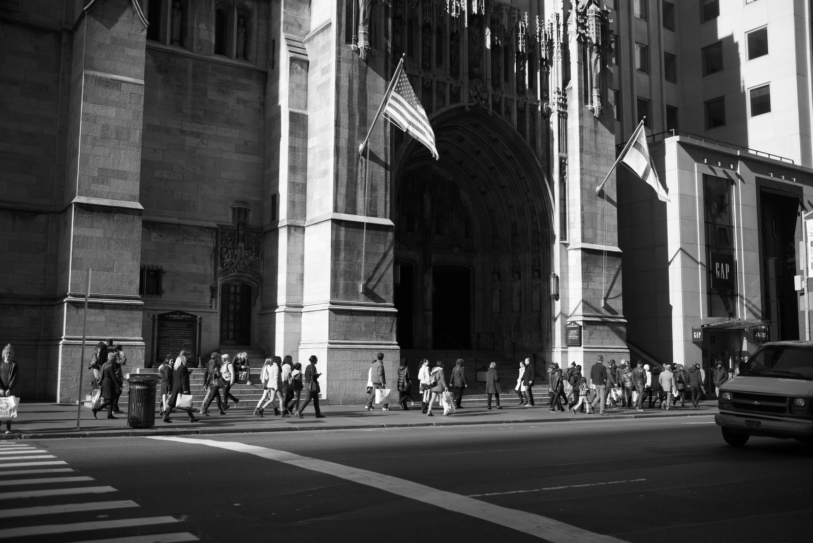 Urban Reflection in Monochrome