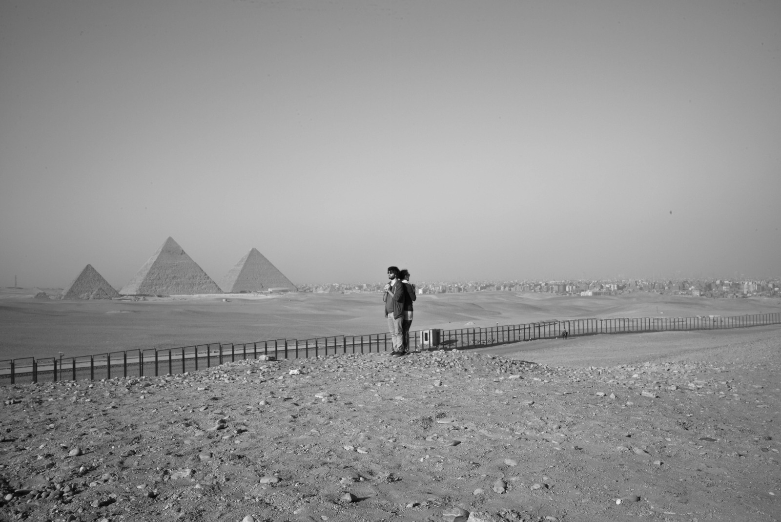 Contemplation at the Pyramids