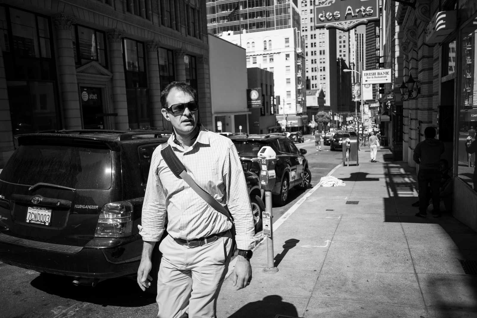 Urban Stroll in Monochrome