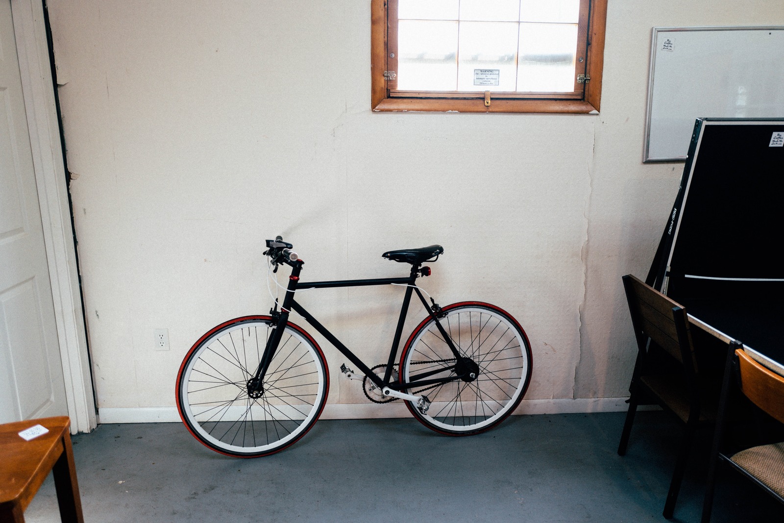Solitary Bike in a Quiet Room