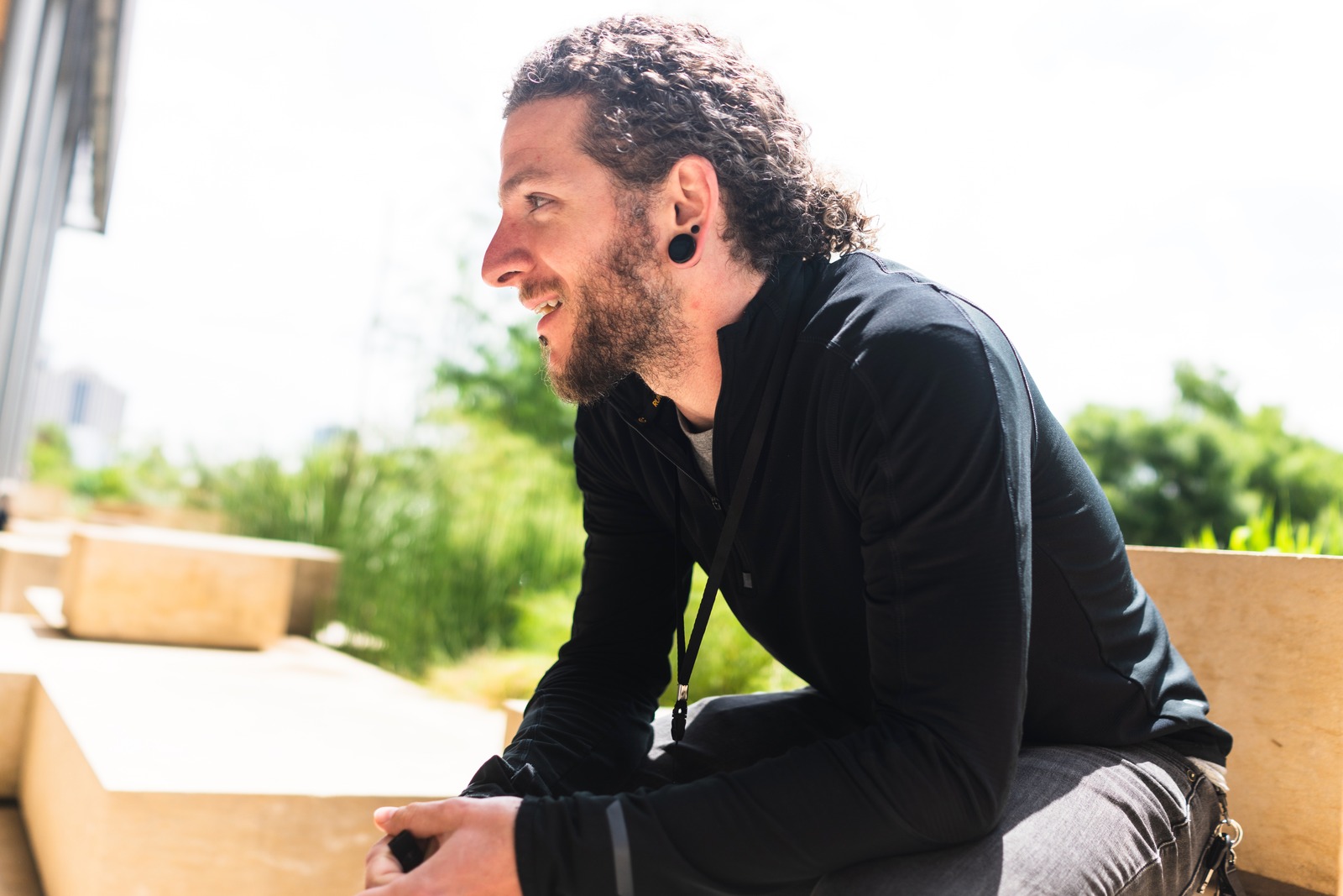 Reflective Moment in Nature