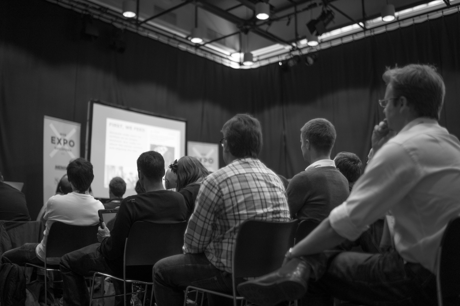 Engaged Audience at Expo