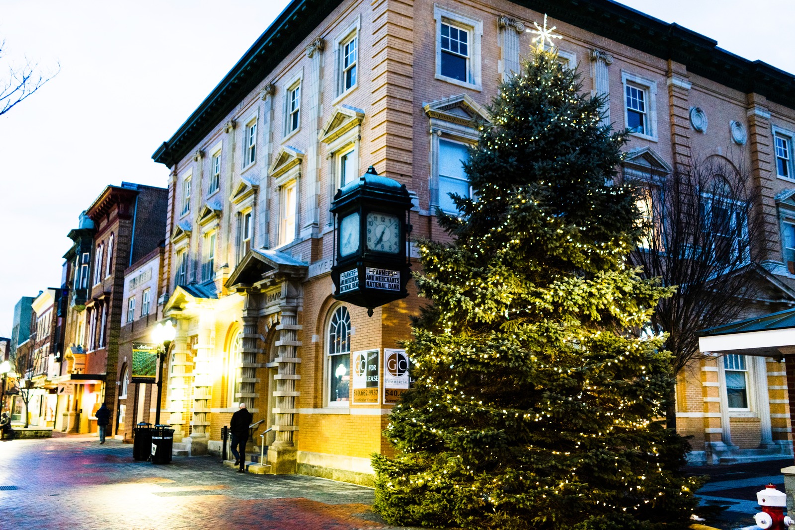 Twilight in the Town Square