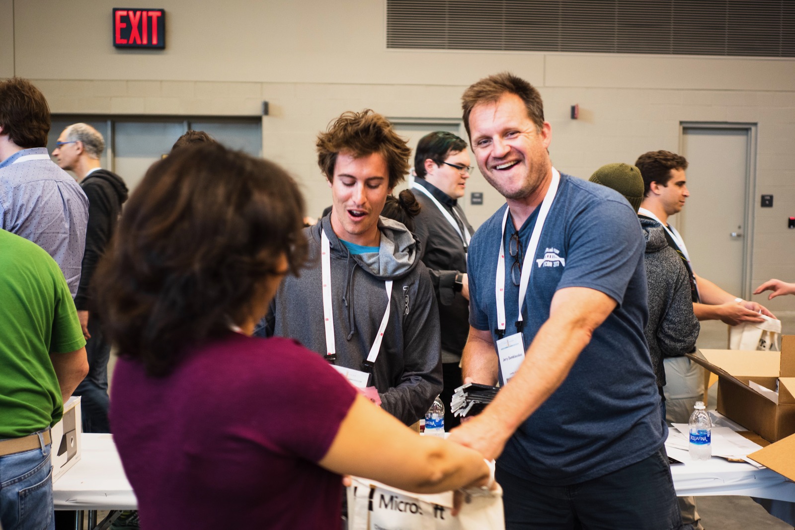 Joyful Connections at an Event