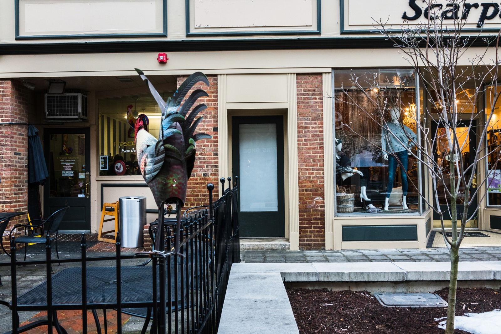 Whimsical Urban Rooster