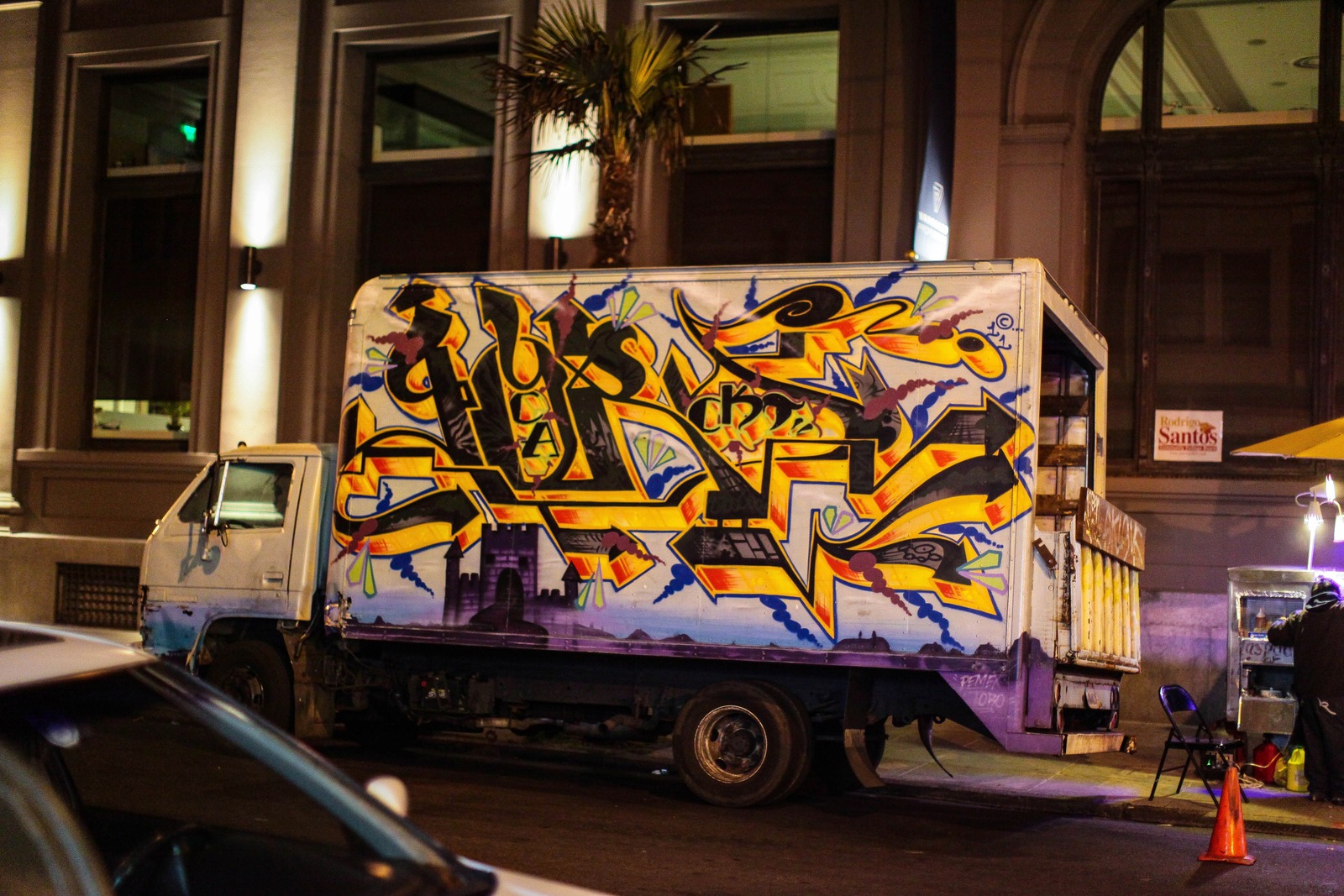 Urban Canvas at Night