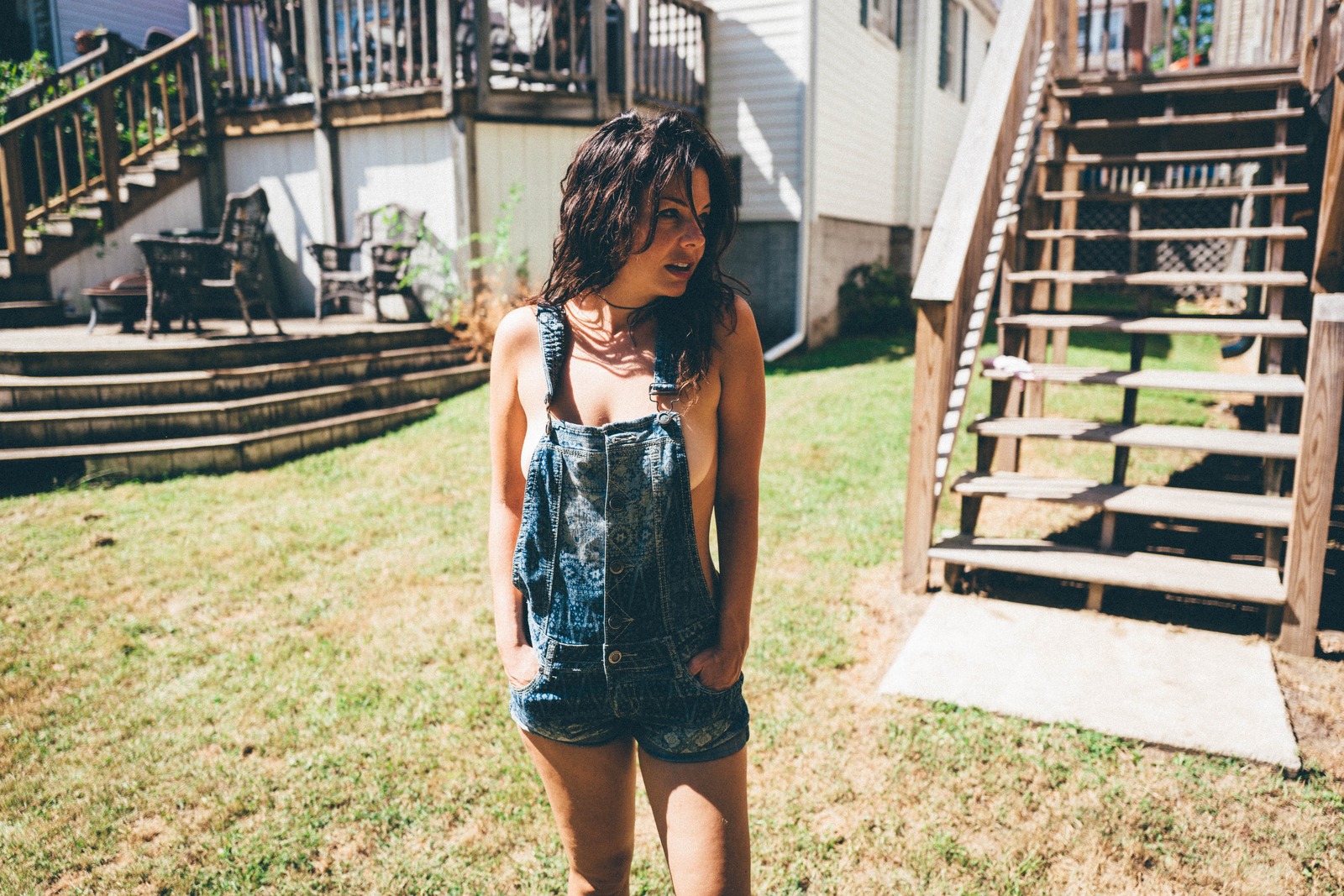 Sunny Day in Overalls