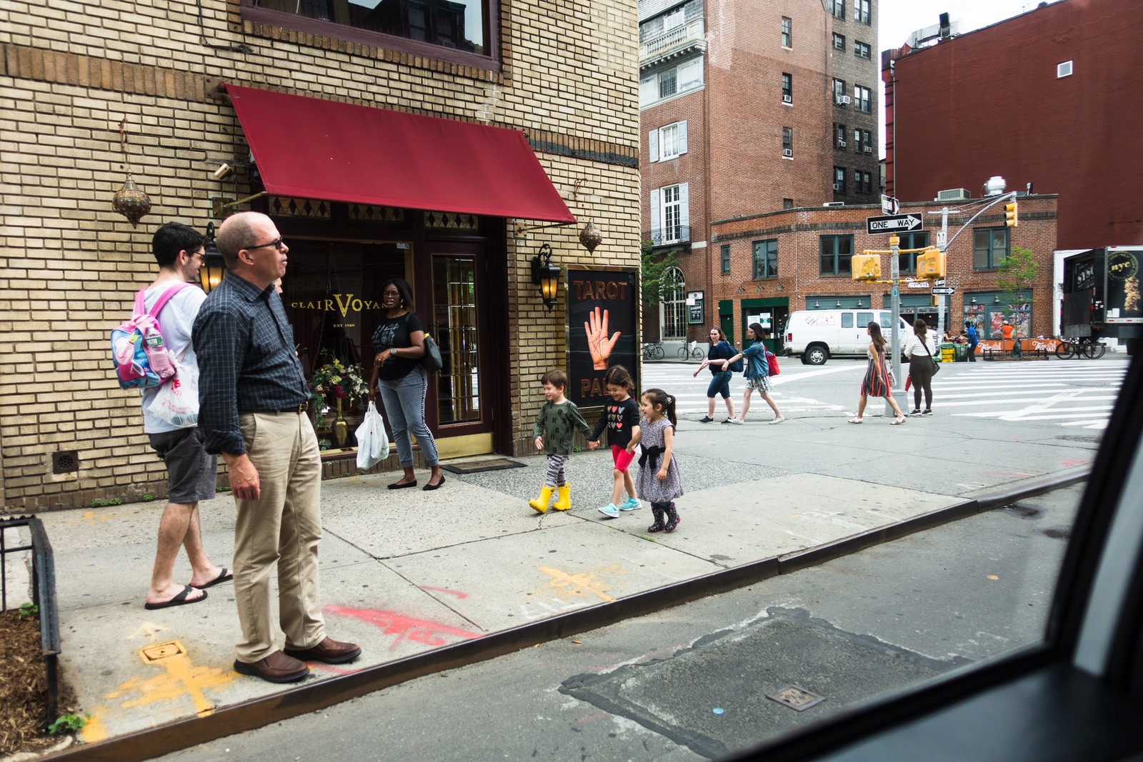 City Sidewalk Snapshot