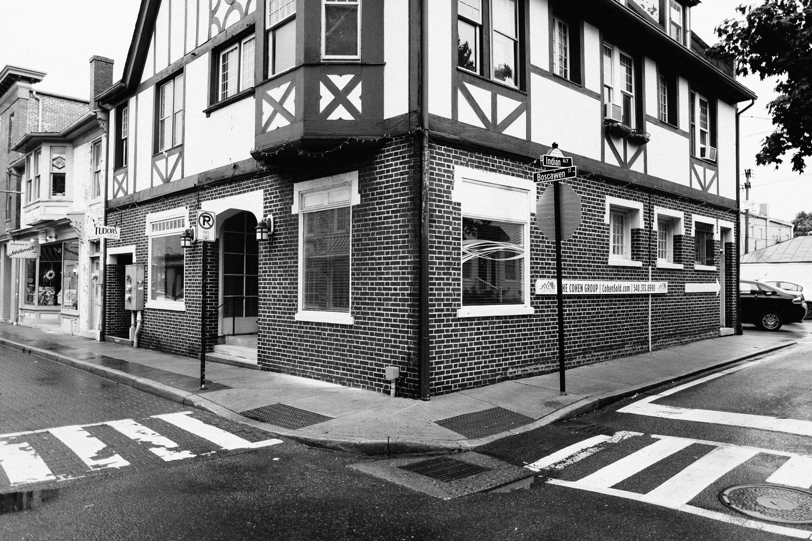 Urban Corner in Monochrome