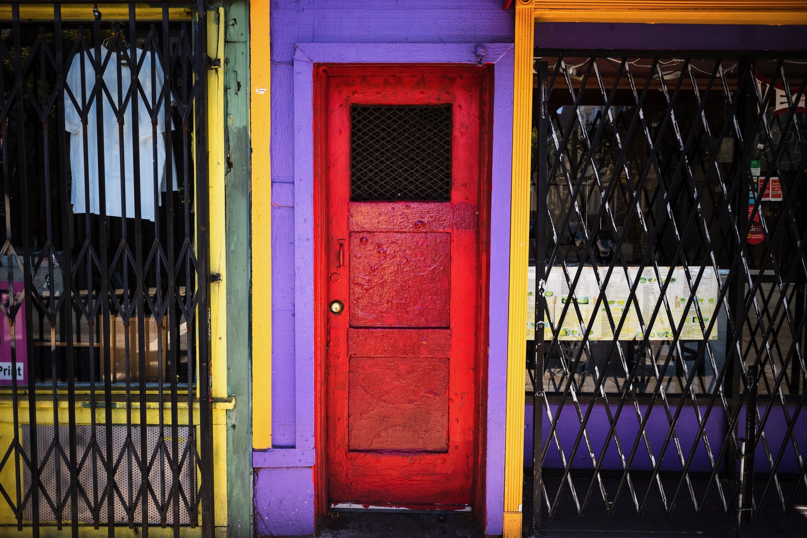 Vibrant Urban Doorway