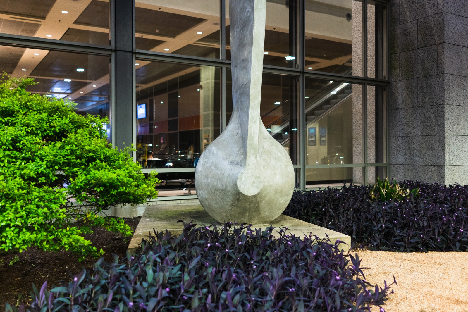 Nighttime Sculpture Serenity