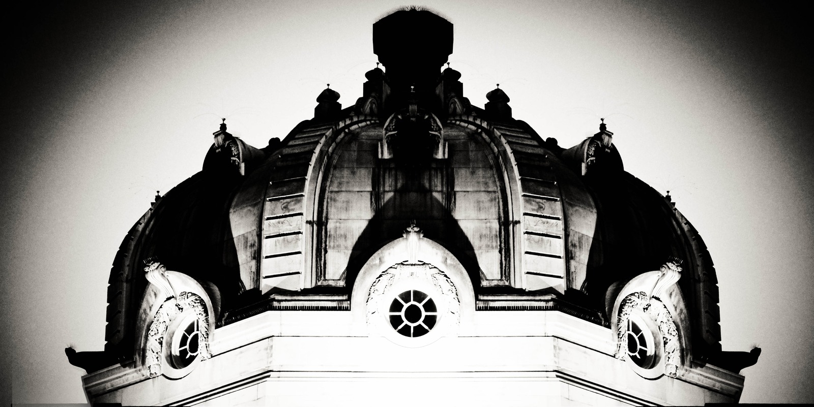 Architectural Elegance in Shadow