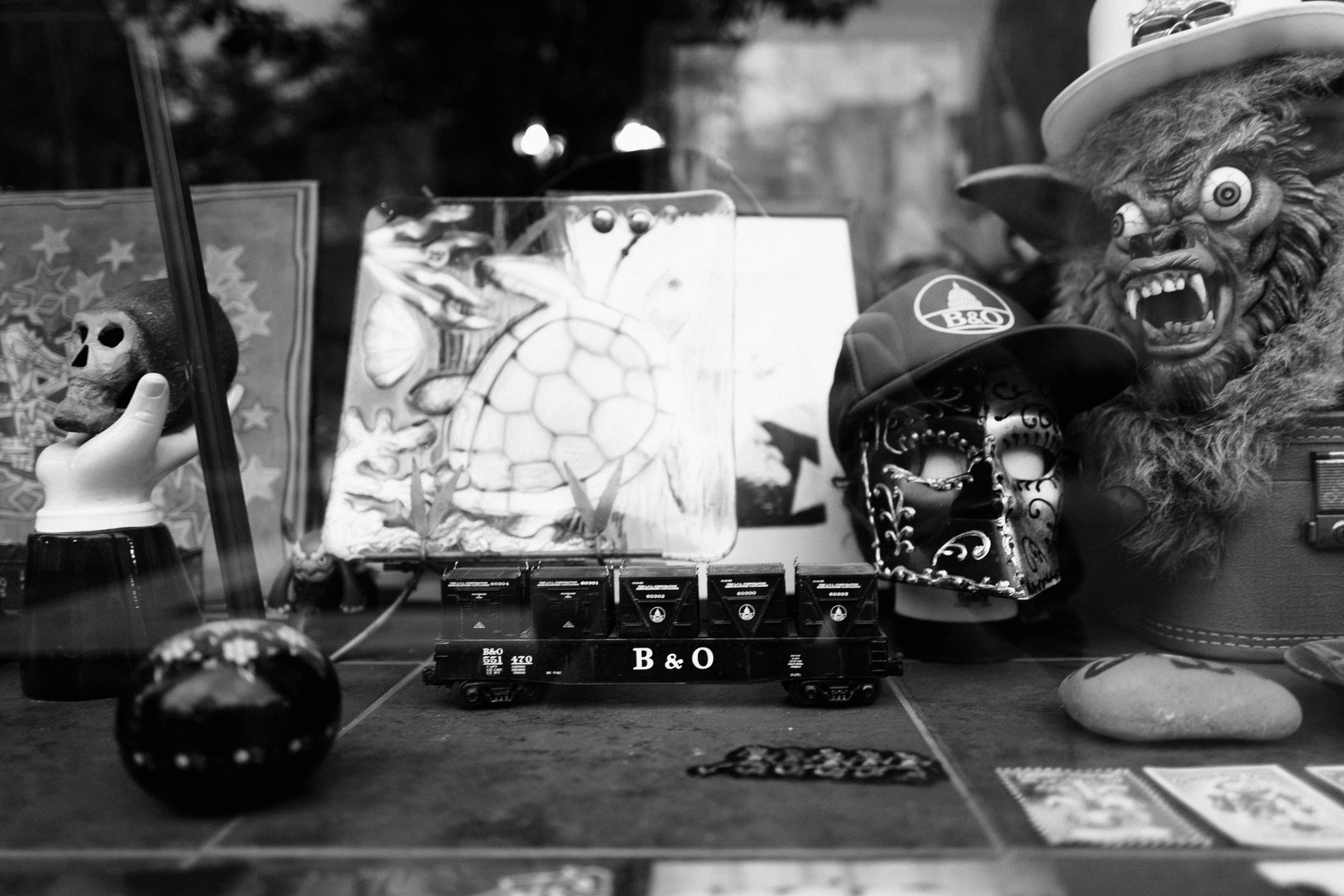 Curiosities Behind Glass