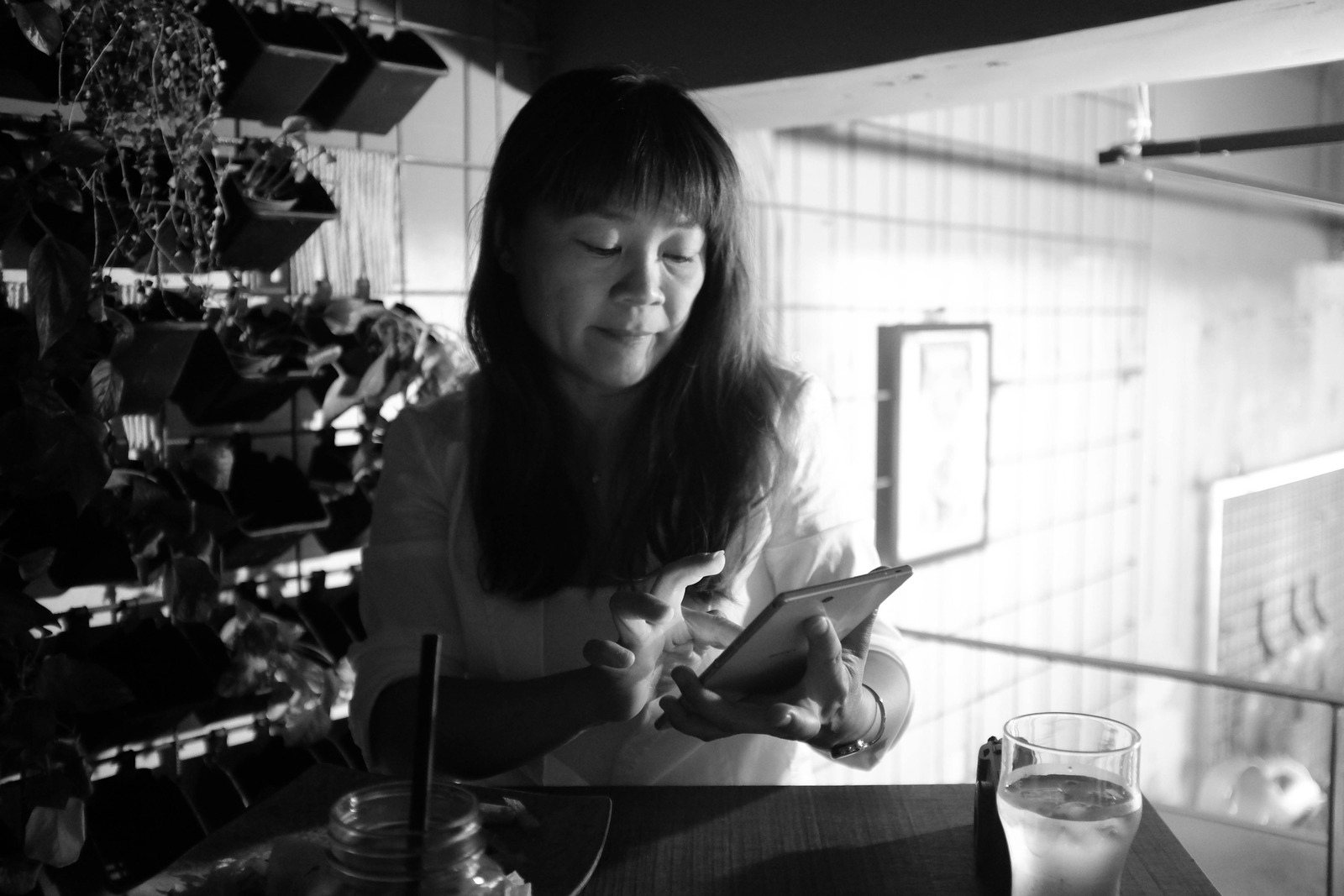 Quiet Moment in a Café