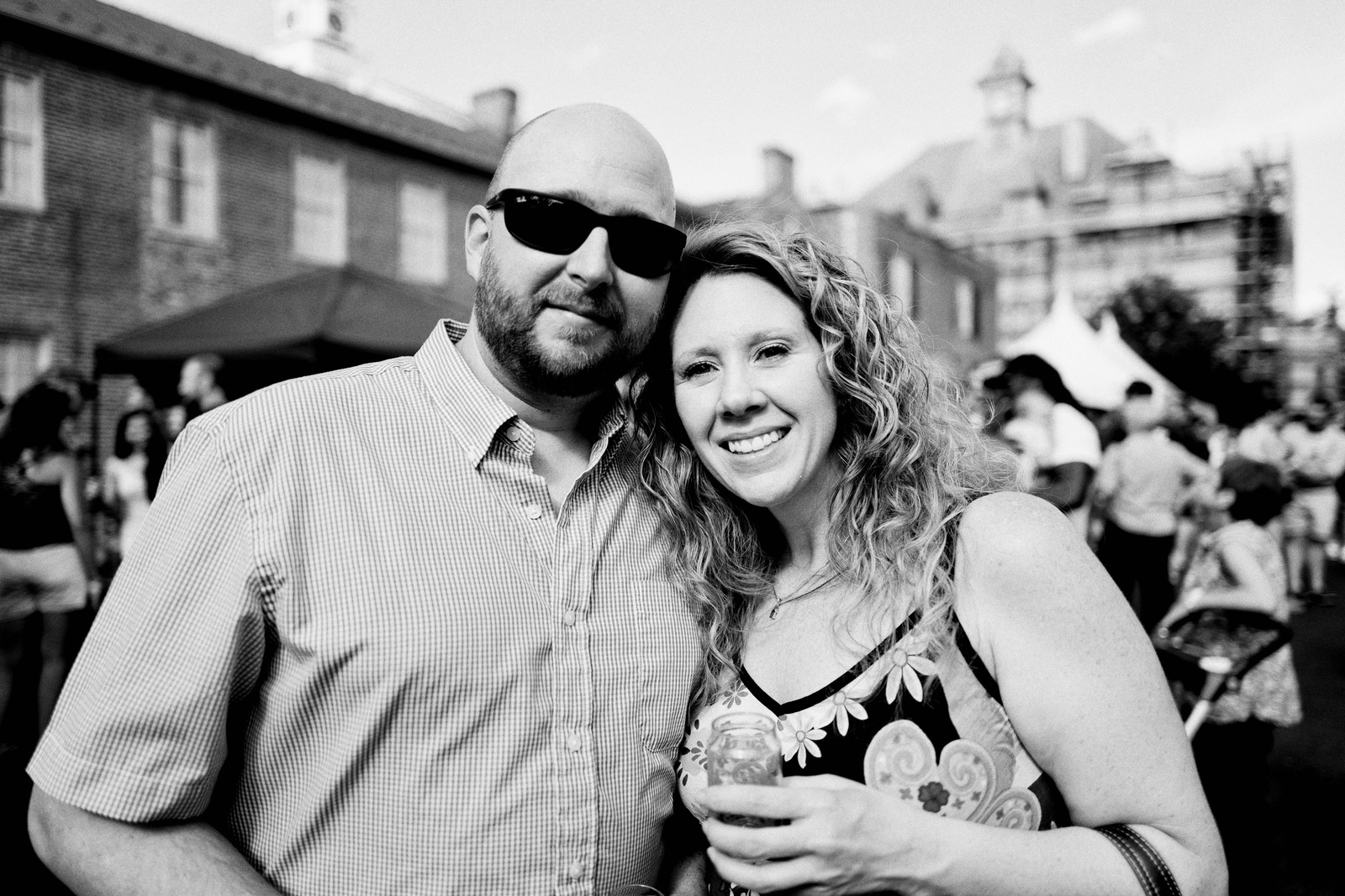 Joyful Moments in Black and White