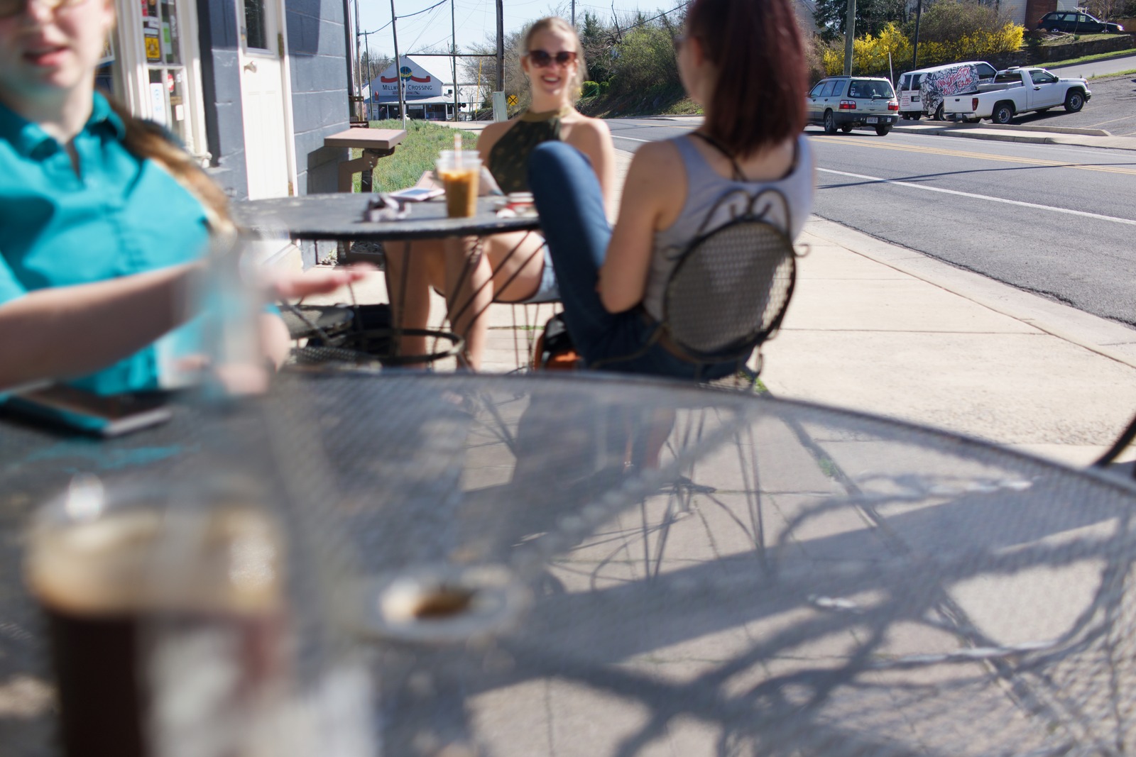 Sunlit Serenity at a Café