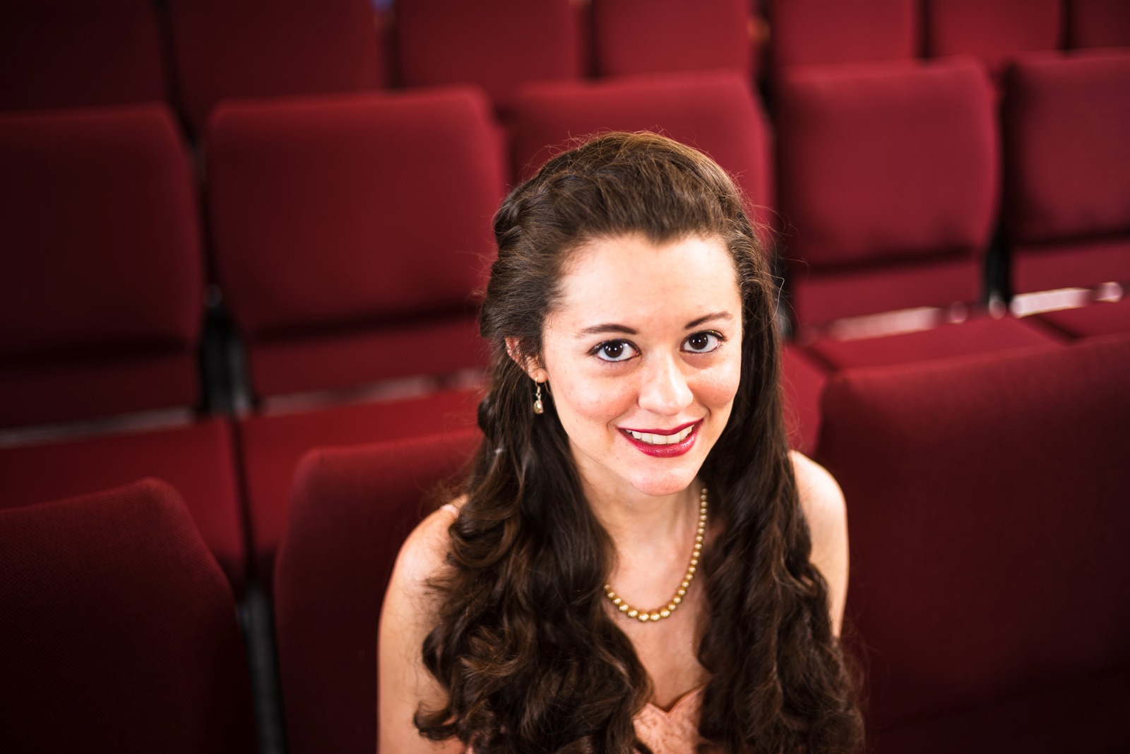 Elegant Portrait in Red