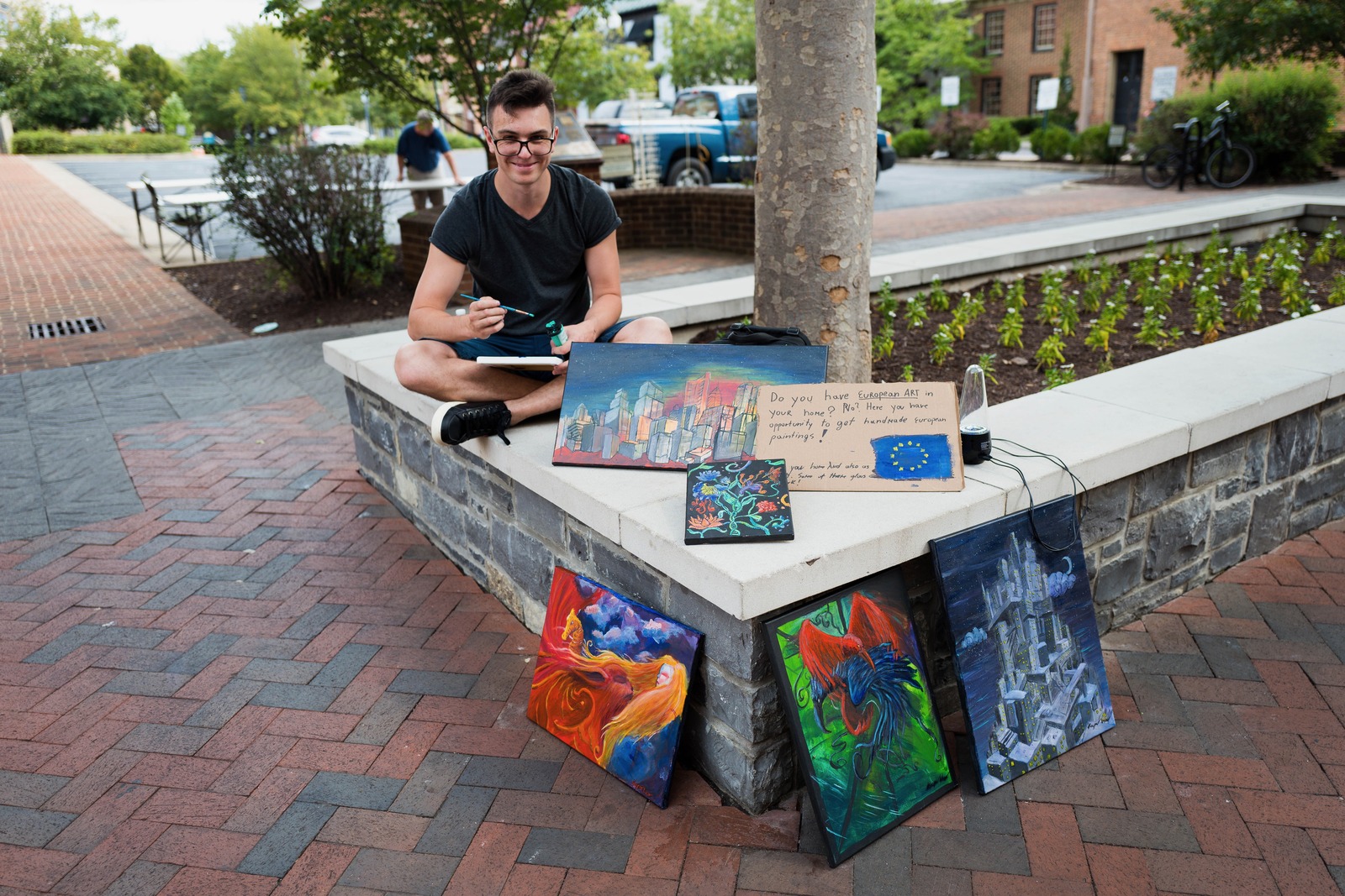 Creative Street Art Encounter