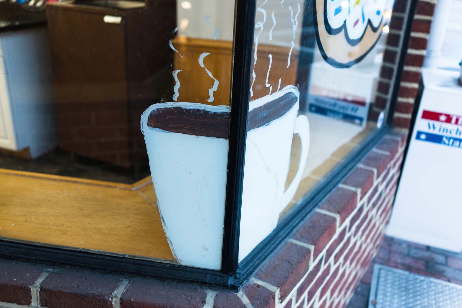 Steaming Coffee Reflection